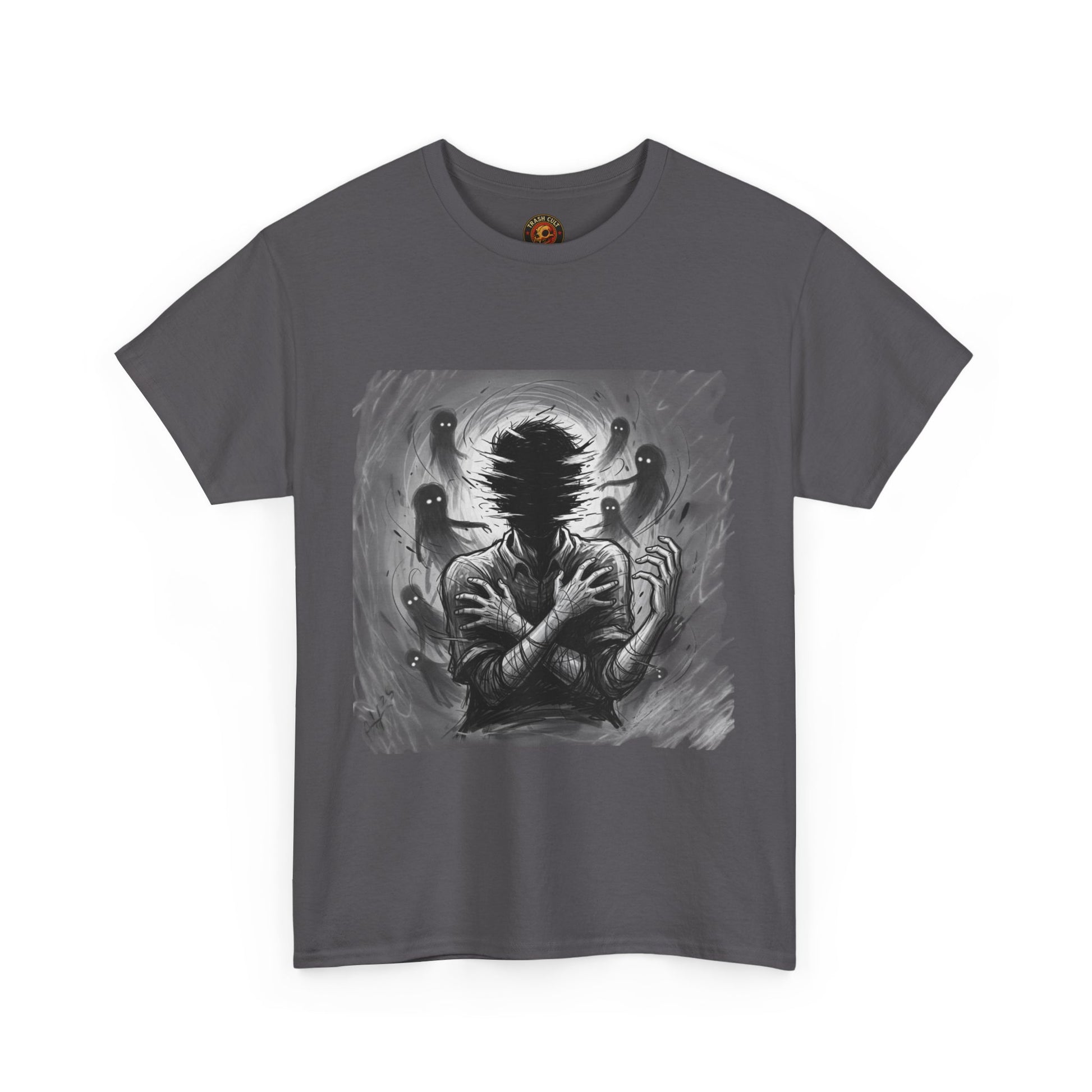 Xian Allen x Trash Cult Shirt – “Don’t Let Them In” | Ghost Spiral Emotional Horror Tee