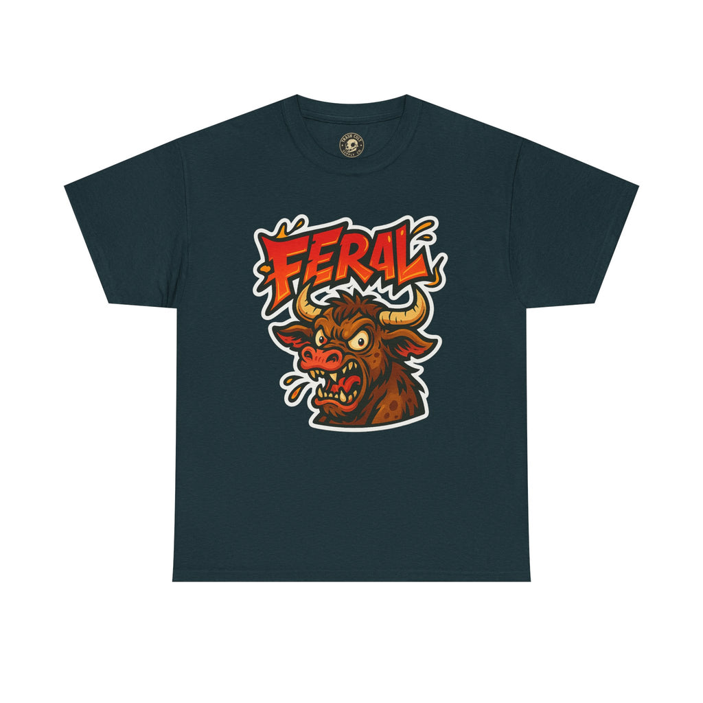 Feral Graphic Tee, Unisex T-Shirt for Animal Lovers, Casual Wear, Birthday Gift, Unique Design, Everyday Style