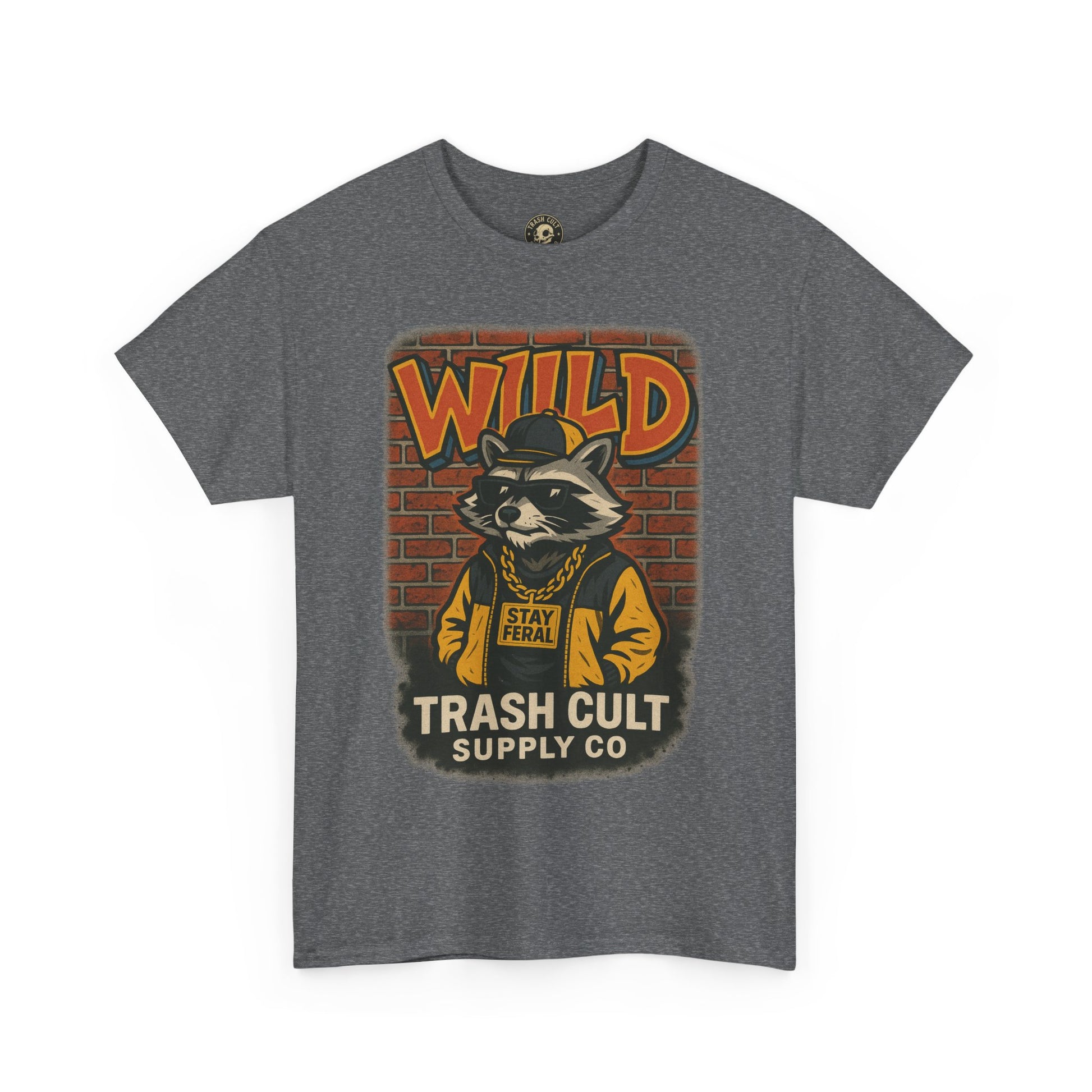 Wild Trash Cult Unisex Tee, Retro Animal T-Shirt, Graphic Tee, Eco-Conscious Apparel, Gift for Nature Lovers, Casual Streetwear