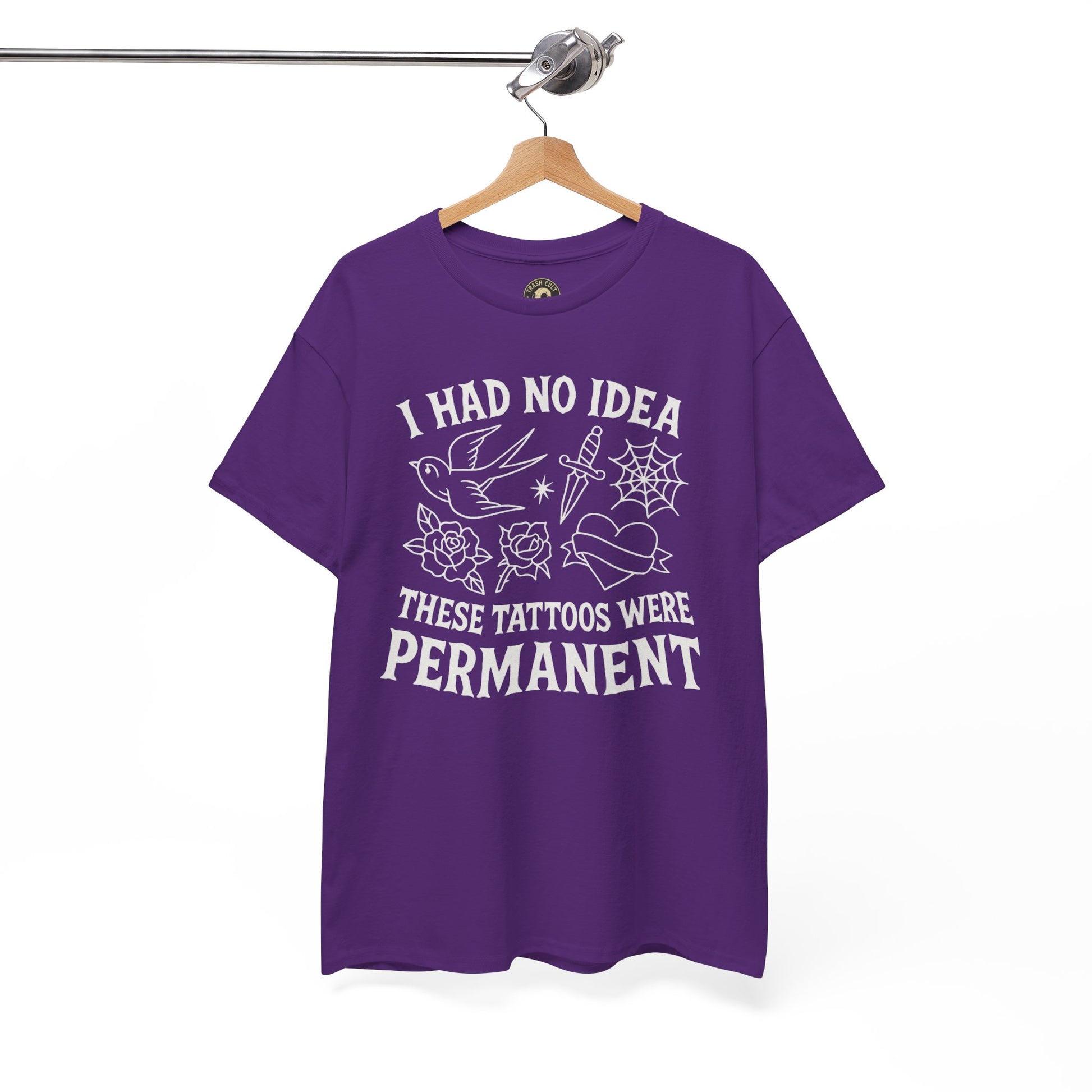 I Had No Idea These Tattoos Were Permanent Shirt – Funny Tattoo Flash Tee – Gildan 5000