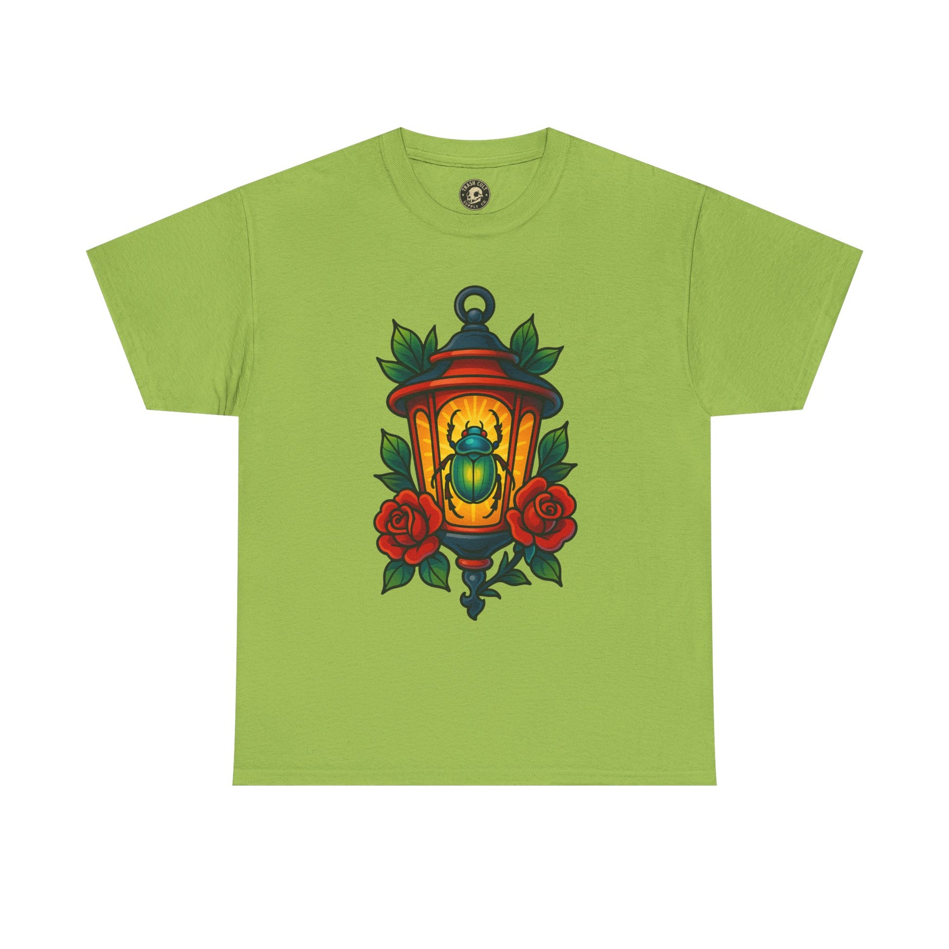 Vintage Lantern Beetle Unisex Heavy Cotton Tee - Eccentric Nature Lover Gift, 90s Aesthetic T-Shirt, Botanical Art Apparel, Summer [...]