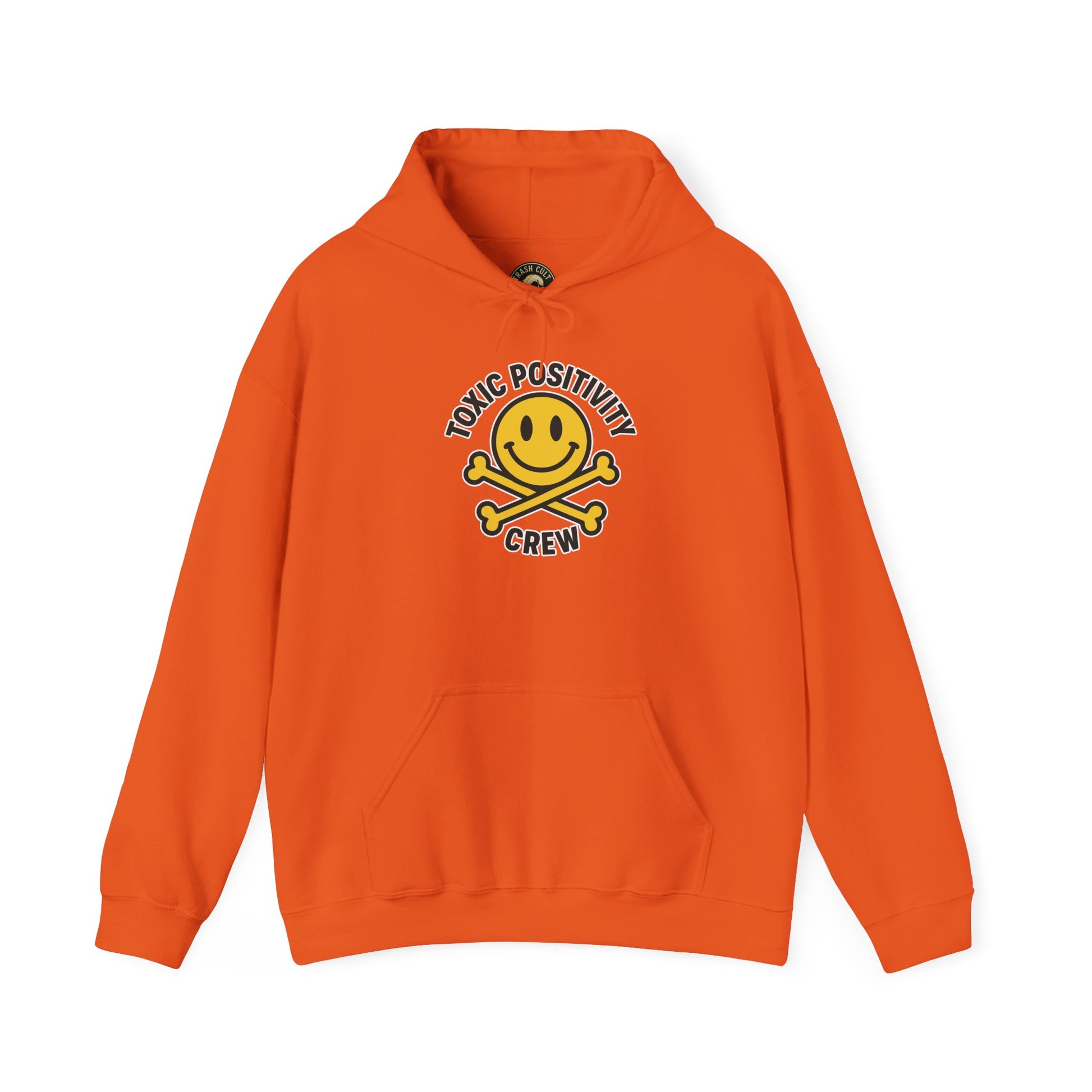 Toxic Positivity Hoodie | Unisex Hooded Sweatshirt | Comfortable Casual Wear, Gift for Friends, Positive Vibes, Streetwear Style