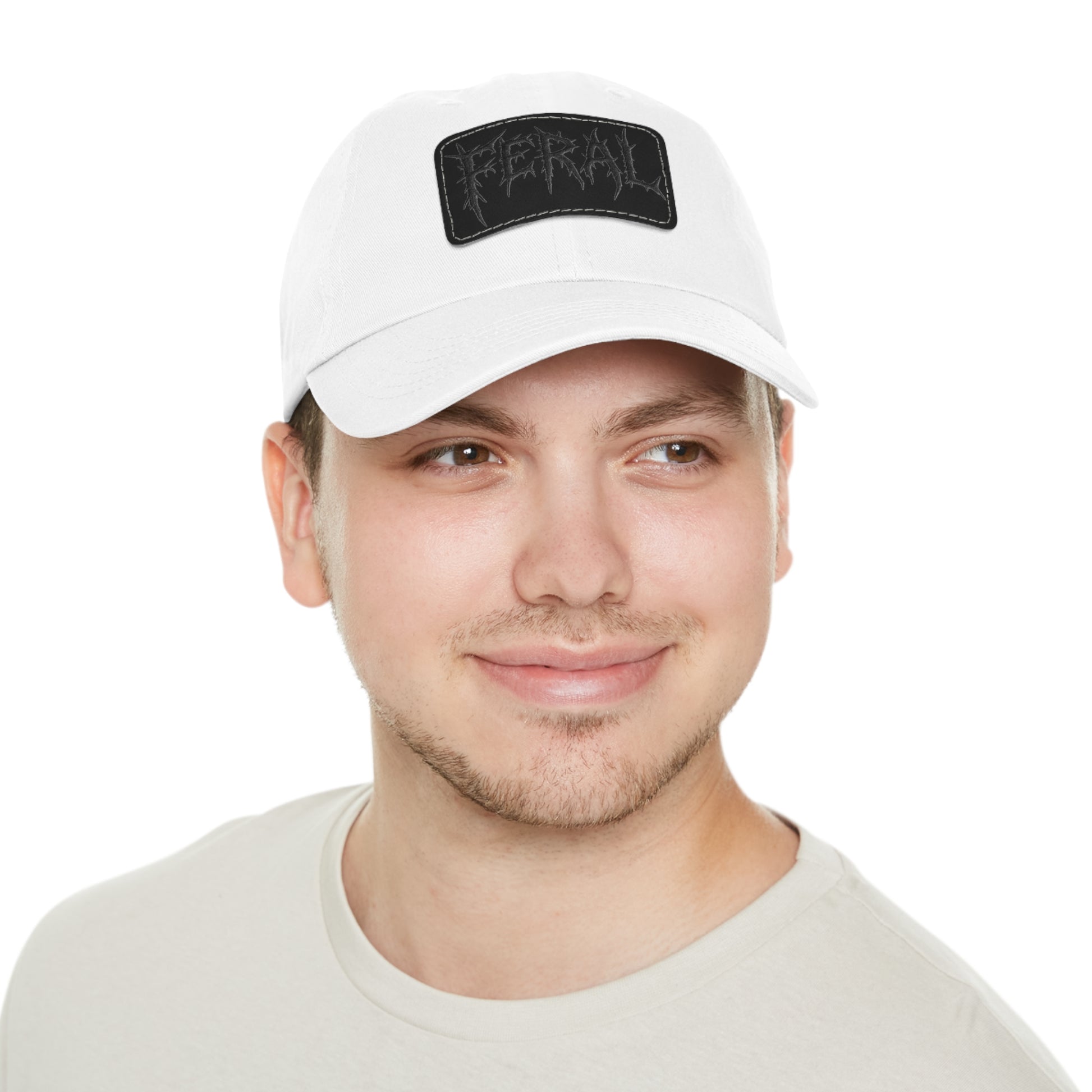 FERAL Embroidered Leather Patch Hat – Trash Cult Supply Co.