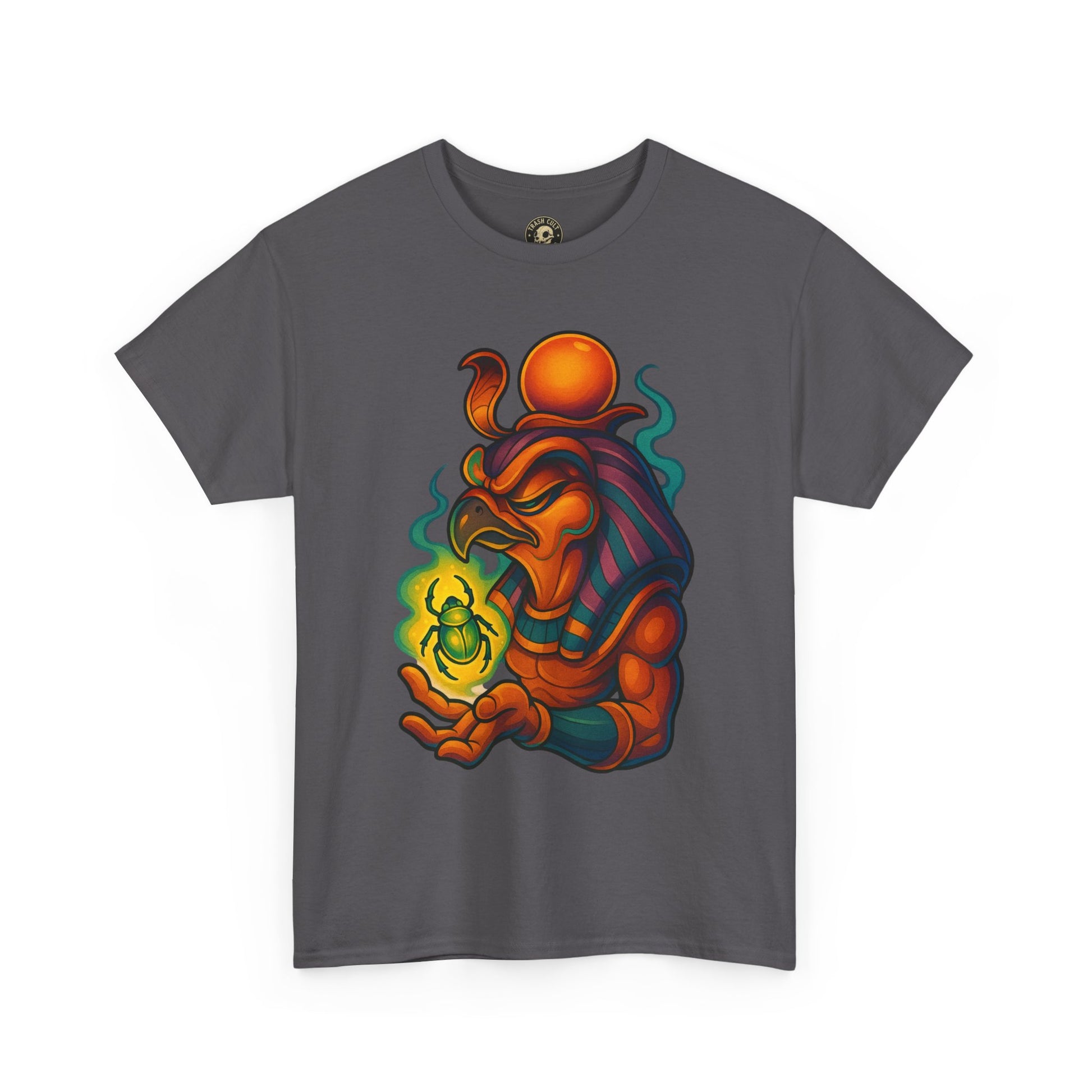 Mystical Guardian Unisex Heavy Cotton Tee, Graphic T-Shirt, Bohemian Style, Unique Fashion, Gift for Fans, Statement Tee