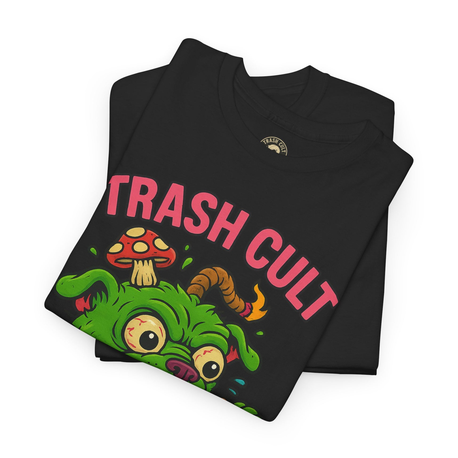 Feral Pizza Monster Shirt – Trash Cult Supply Co | Gildan 5000 Graphic Tee