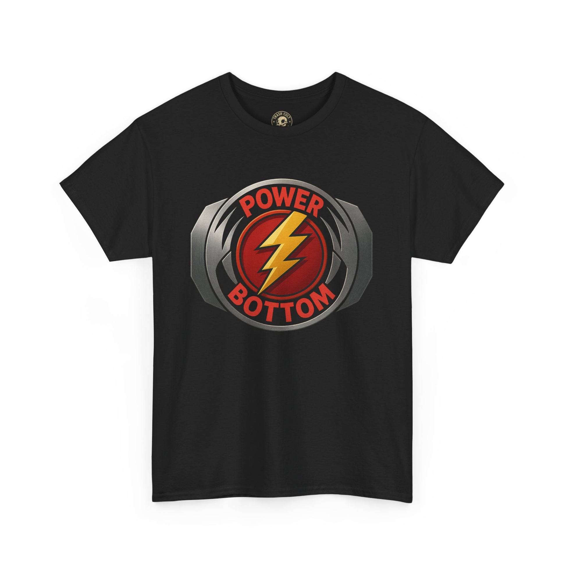 Power Bottom Graphic Tee | Unisex Heavy Cotton Shirt, LGBTQ+ Pride Apparel, Casual Wear, Gift for Friends, Humor Shirt