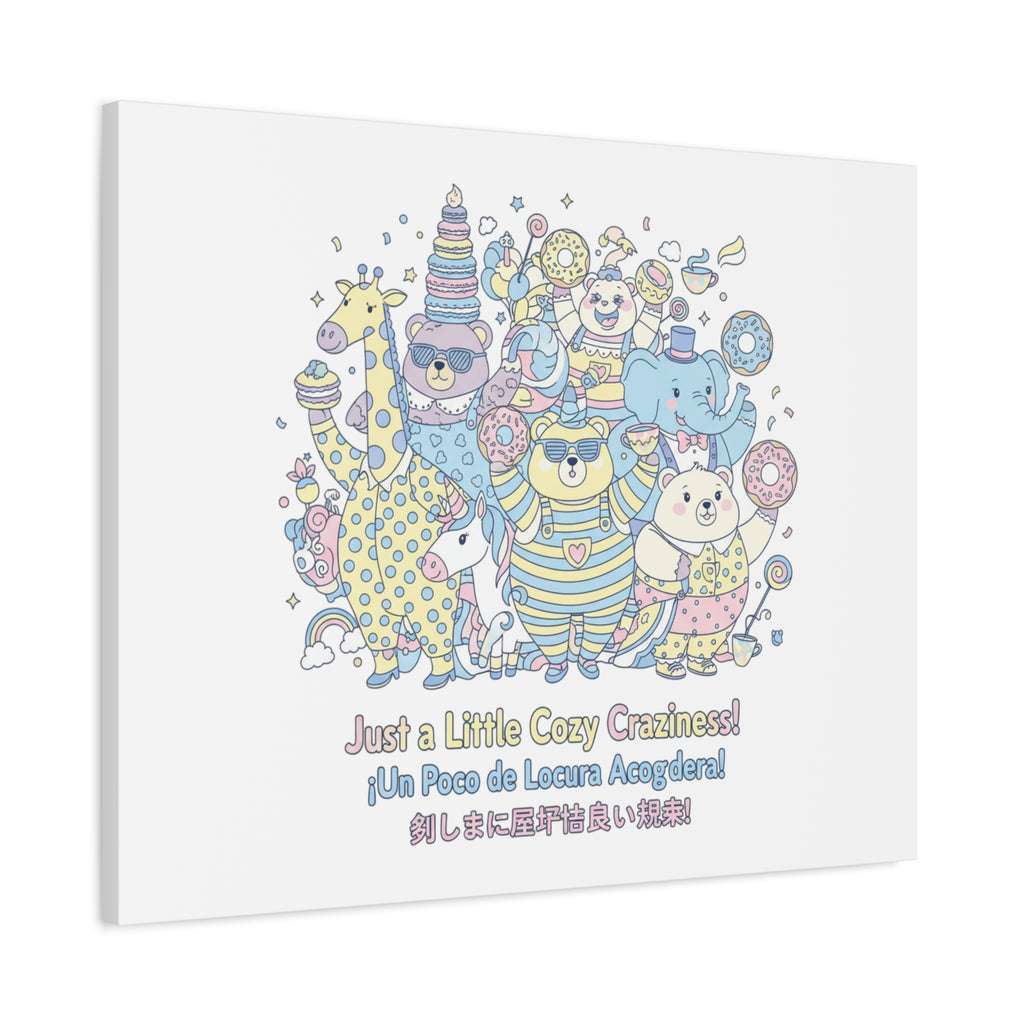 Cozy Craziness Canvas | mildly unhinged cute, whimsical weird