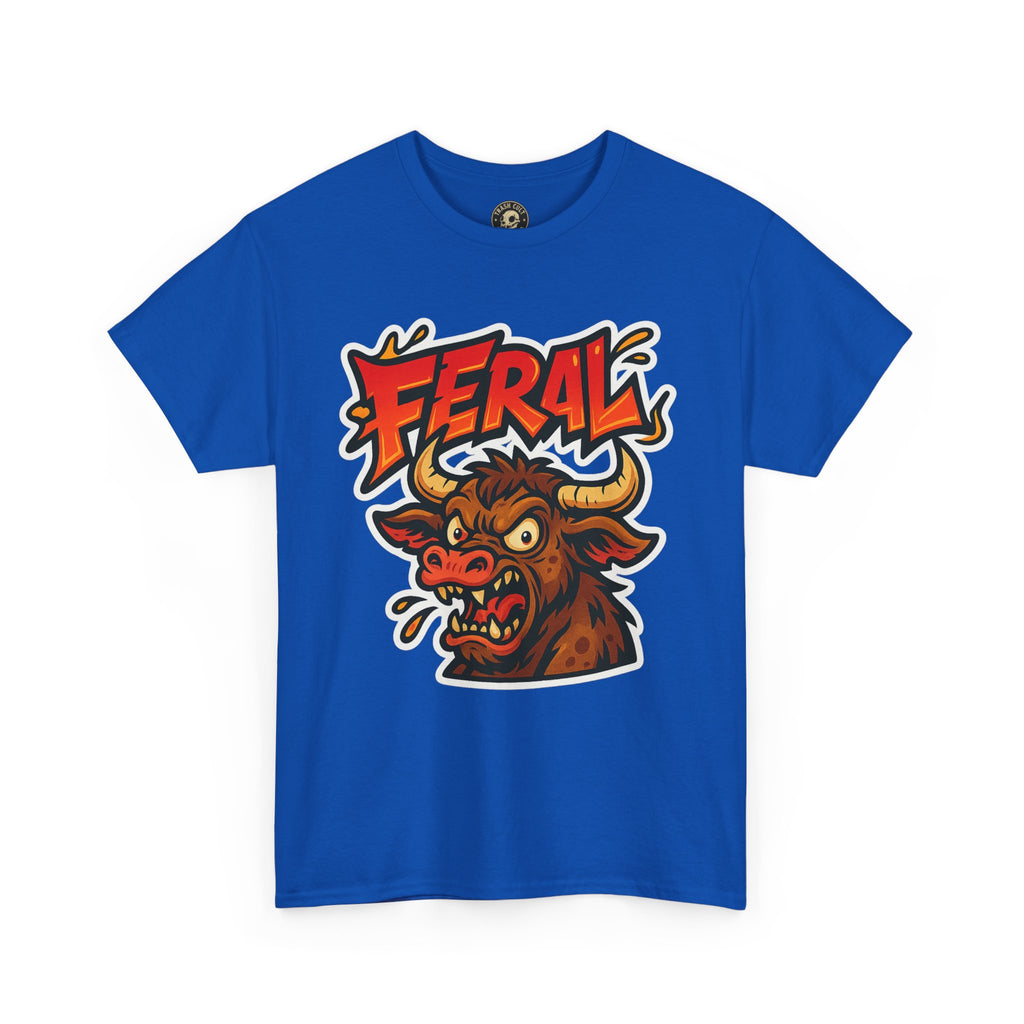 Feral Graphic Tee, Unisex T-Shirt for Animal Lovers, Casual Wear, Birthday Gift, Unique Design, Everyday Style