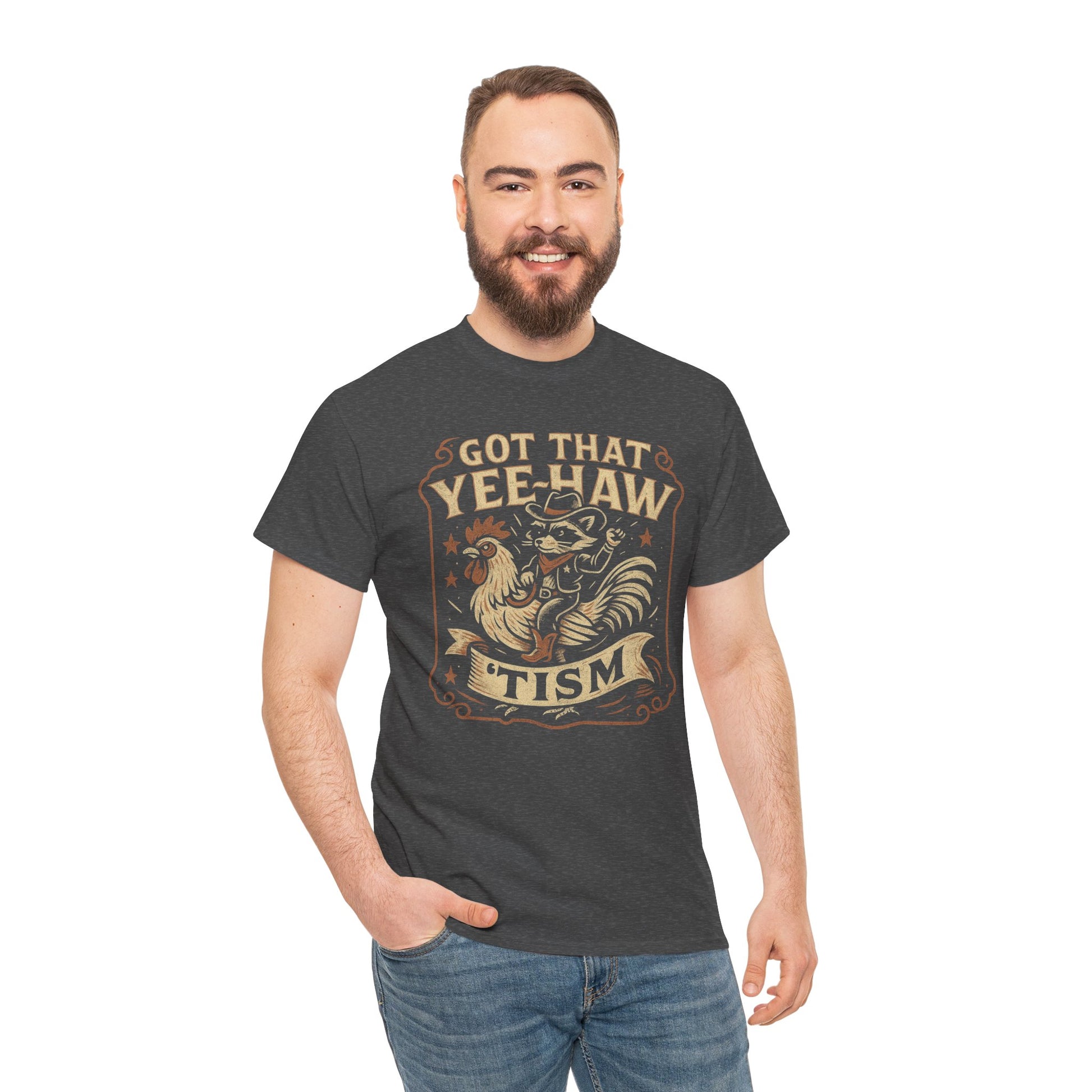 Got That Yee-Haw ’Tism™ Graphic Tee | Gildan 5000 Unisex Heavy Cotton