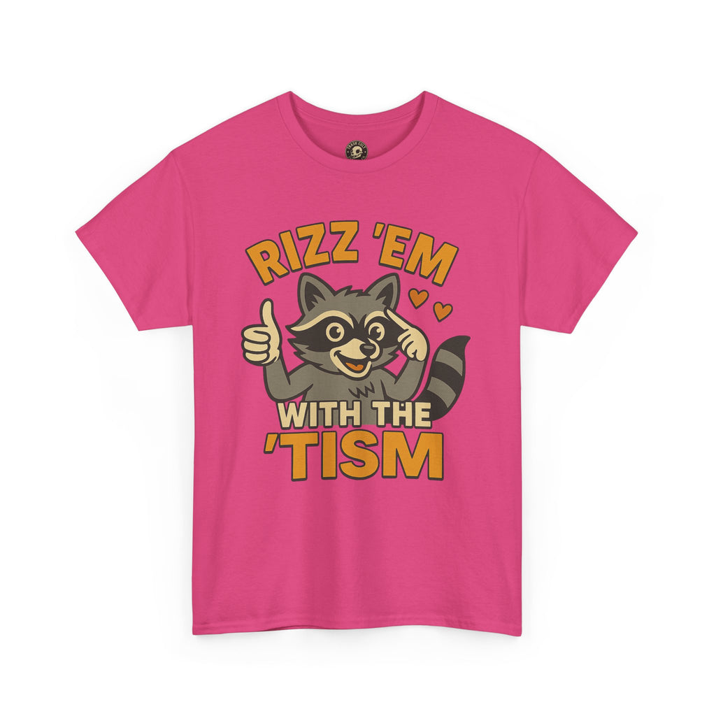 Rizz ’Em With the ’Tism T-Shirt – Funny Neurodivergent Graphic Tee for Bold Personalities