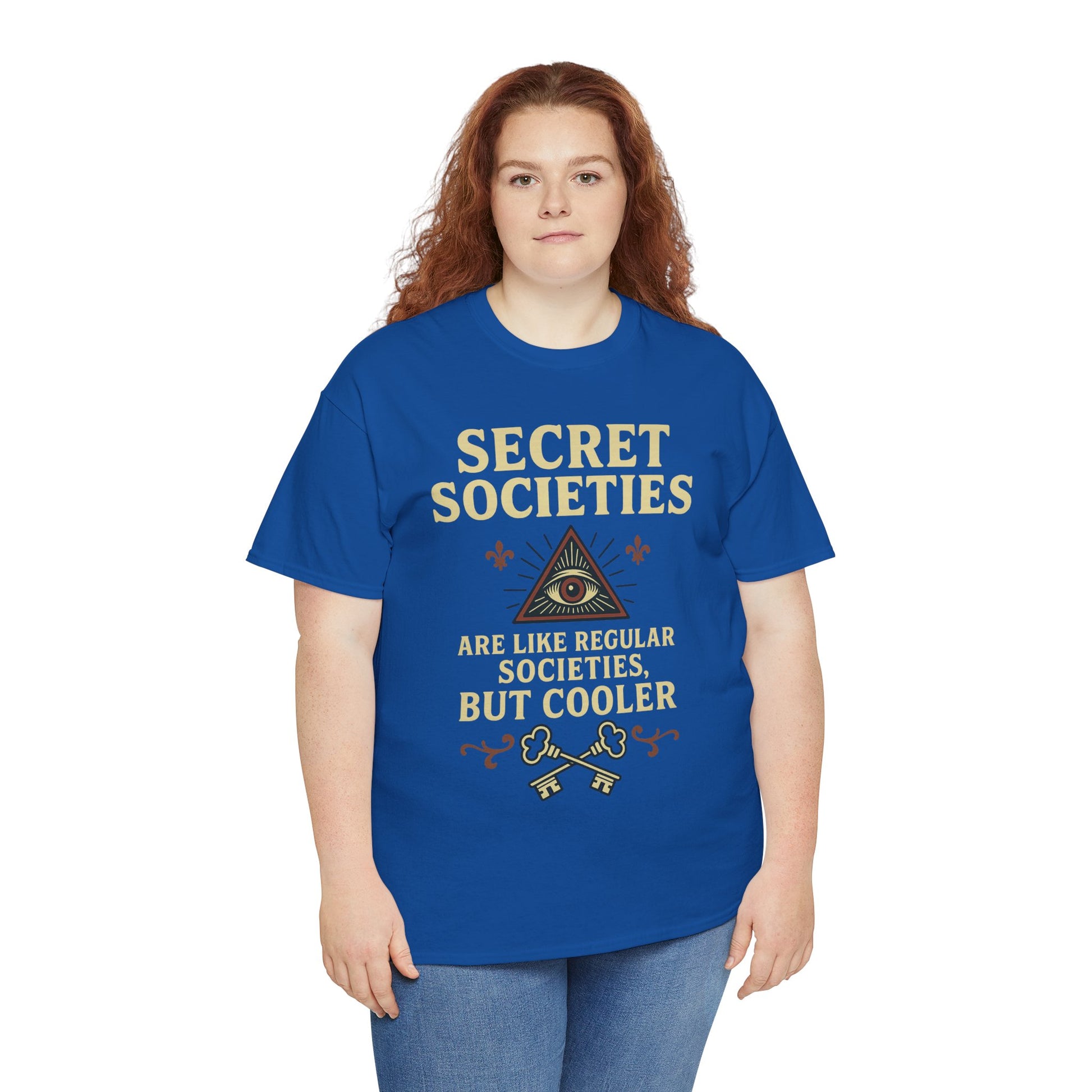 Secret Societies Shirt – Illuminati Eye Graphic Tee – Gildan 5000 Soft Cotton – Trash Cult Vintage Design