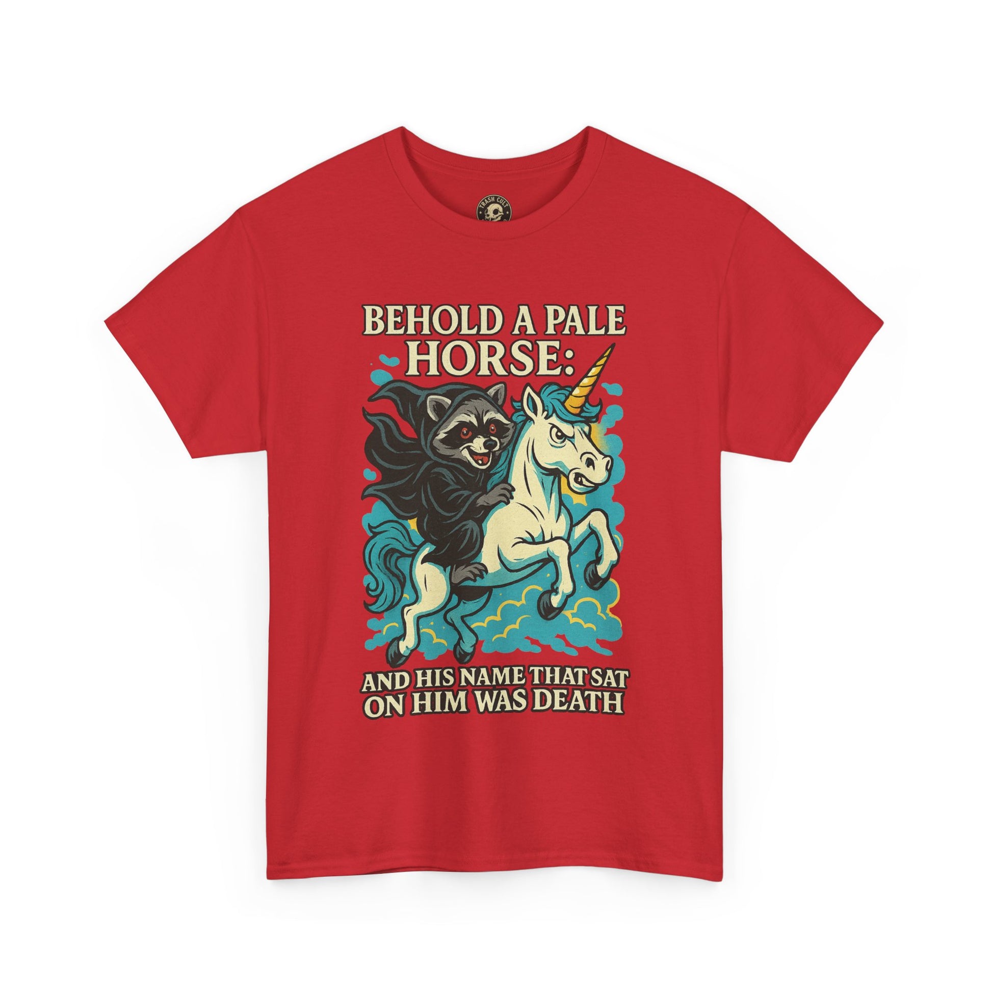 Behold a Pale Horse – Raccoon of Death Shirt | Gildan 5000 Unisex Tee