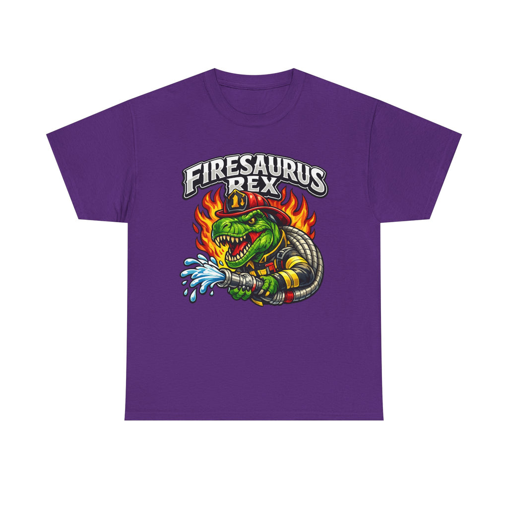 Firesaurus Rex T-Shirt — Funny Firefighter Dinosaur Tee