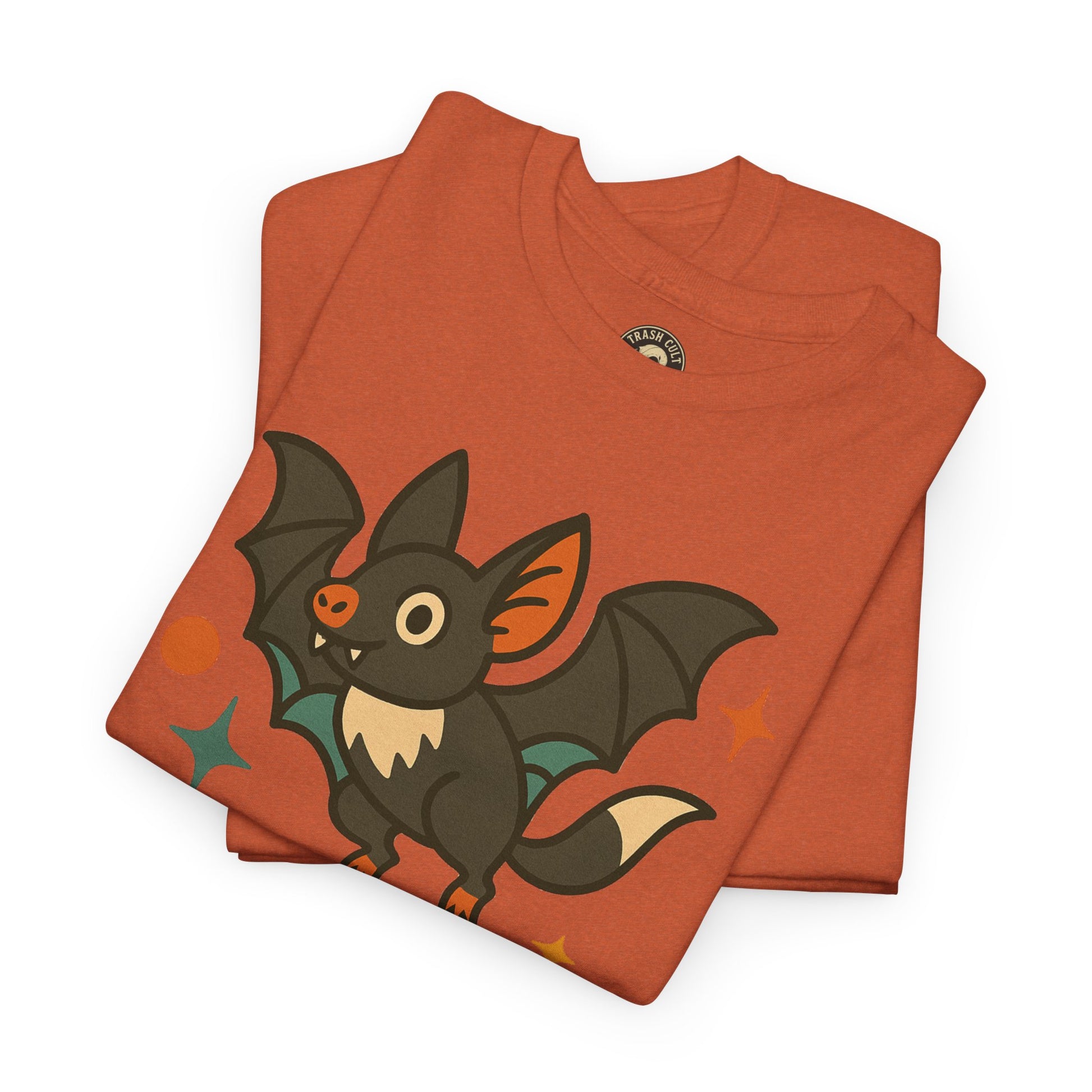 Trash Cult Supply Co. Unisex Heavy Cotton Tee - Fun Graphic Tee for Casual Wear, Perfect Gift for Bat Lovers, Halloween T-Shirt, [...]