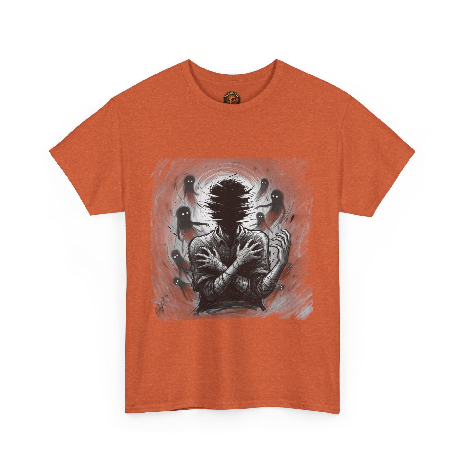 Xian Allen x Trash Cult Shirt – “Don’t Let Them In” | Ghost Spiral Emotional Horror Tee
