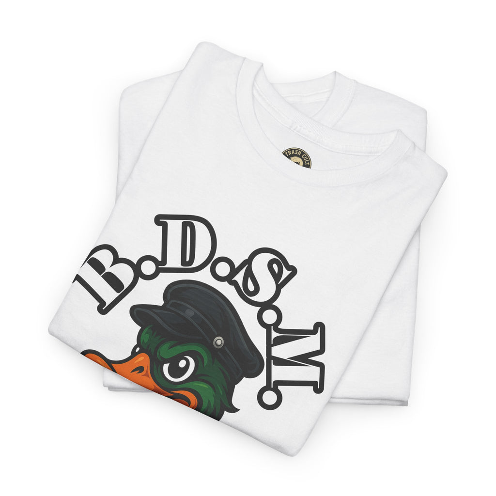 BDSM Mallard Duck Biker Shirt – Funny Biker Duck Tee on Gildan 5000
