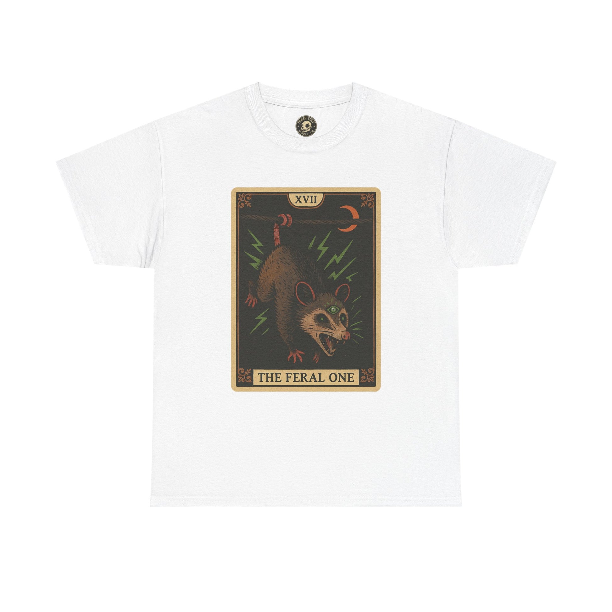 Feral One Graphic Tee - Quirky Unisex T-Shirt, Vintage Inspired, Animal Art, Casual Wear, Gifts for Him/Her