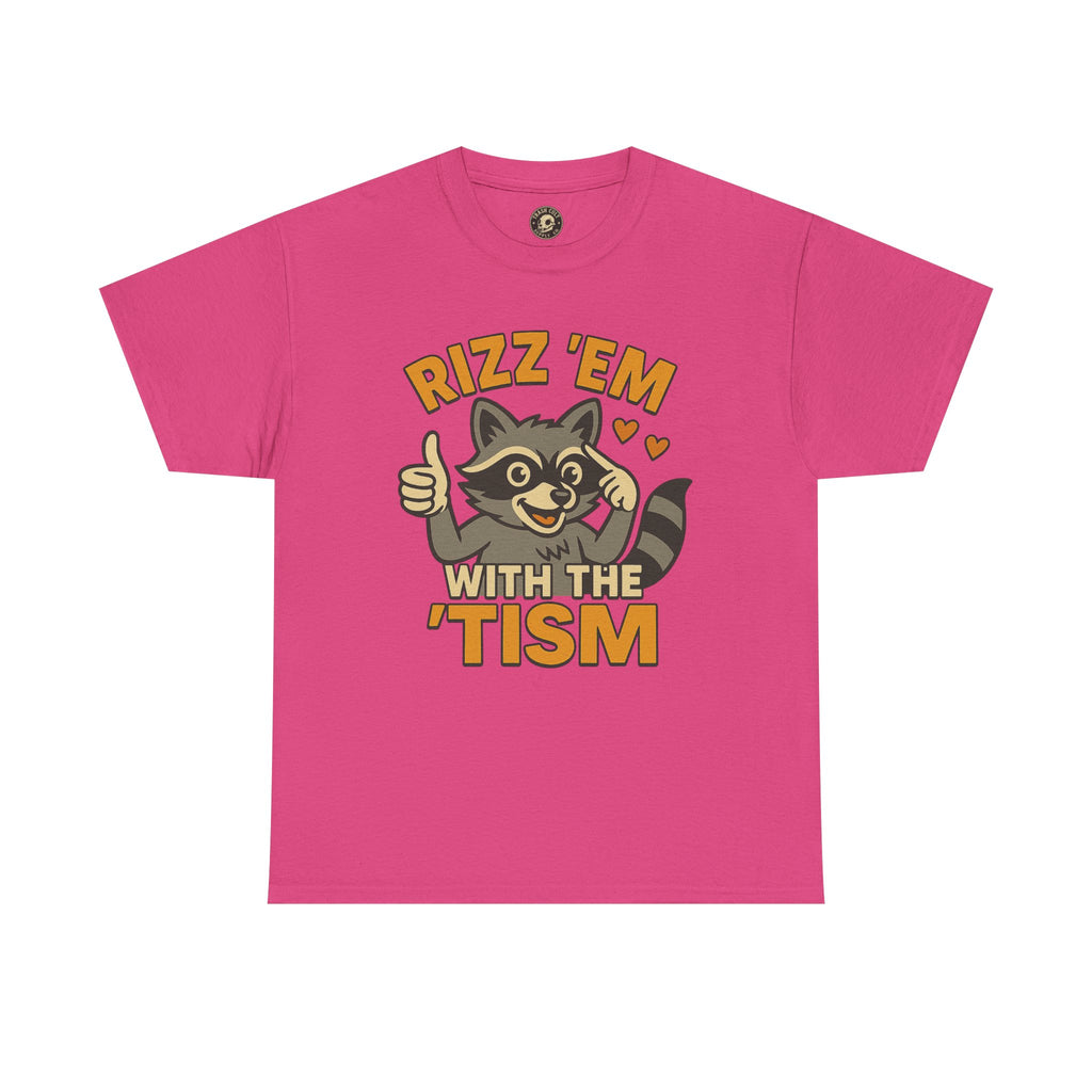 Rizz ’Em With the ’Tism T-Shirt – Funny Neurodivergent Graphic Tee for Bold Personalities