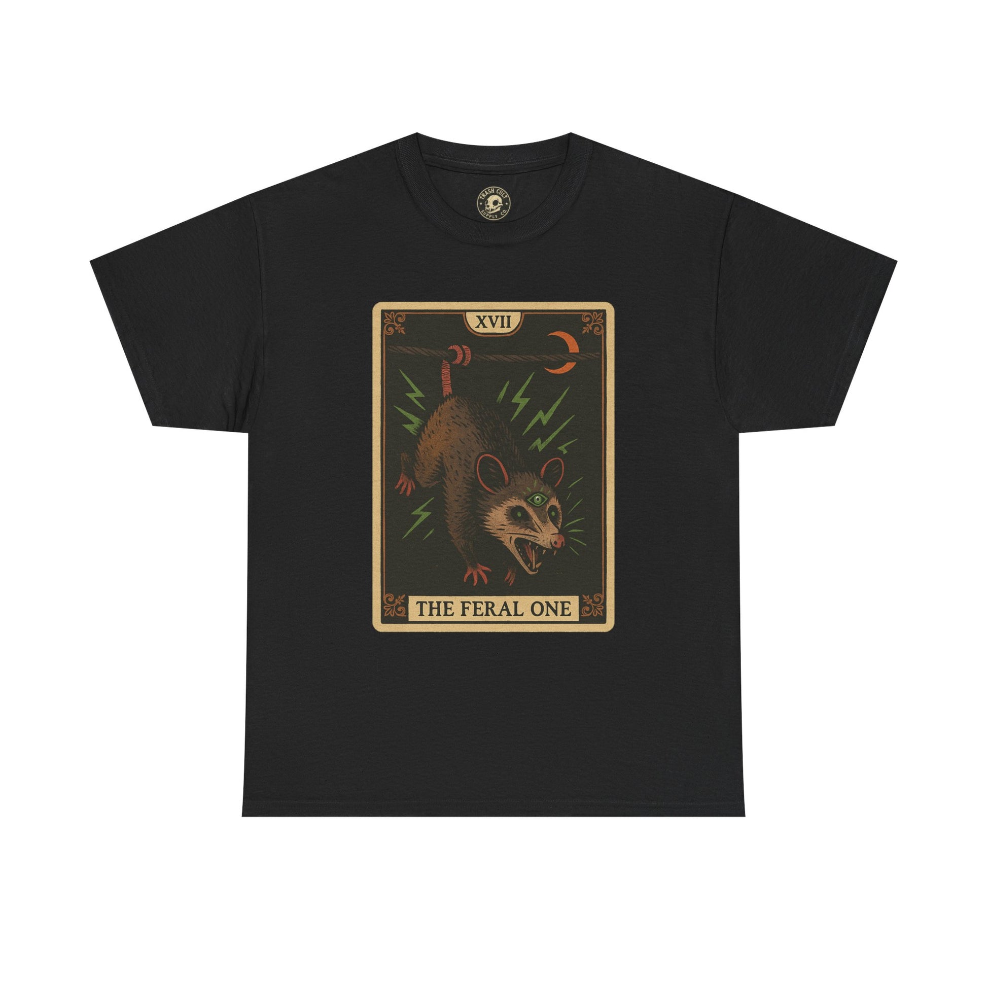 Feral One Graphic Tee - Quirky Unisex T-Shirt, Vintage Inspired, Animal Art, Casual Wear, Gifts for Him/Her