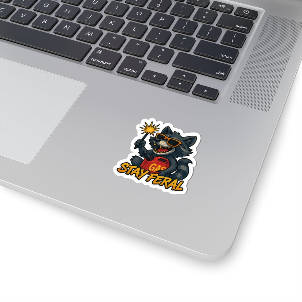 Stay Feral Stickers - Fun, Quirky Art for Laptops, Water Bottles, and More, Perfect for Gifts, Decor, and Celebrations