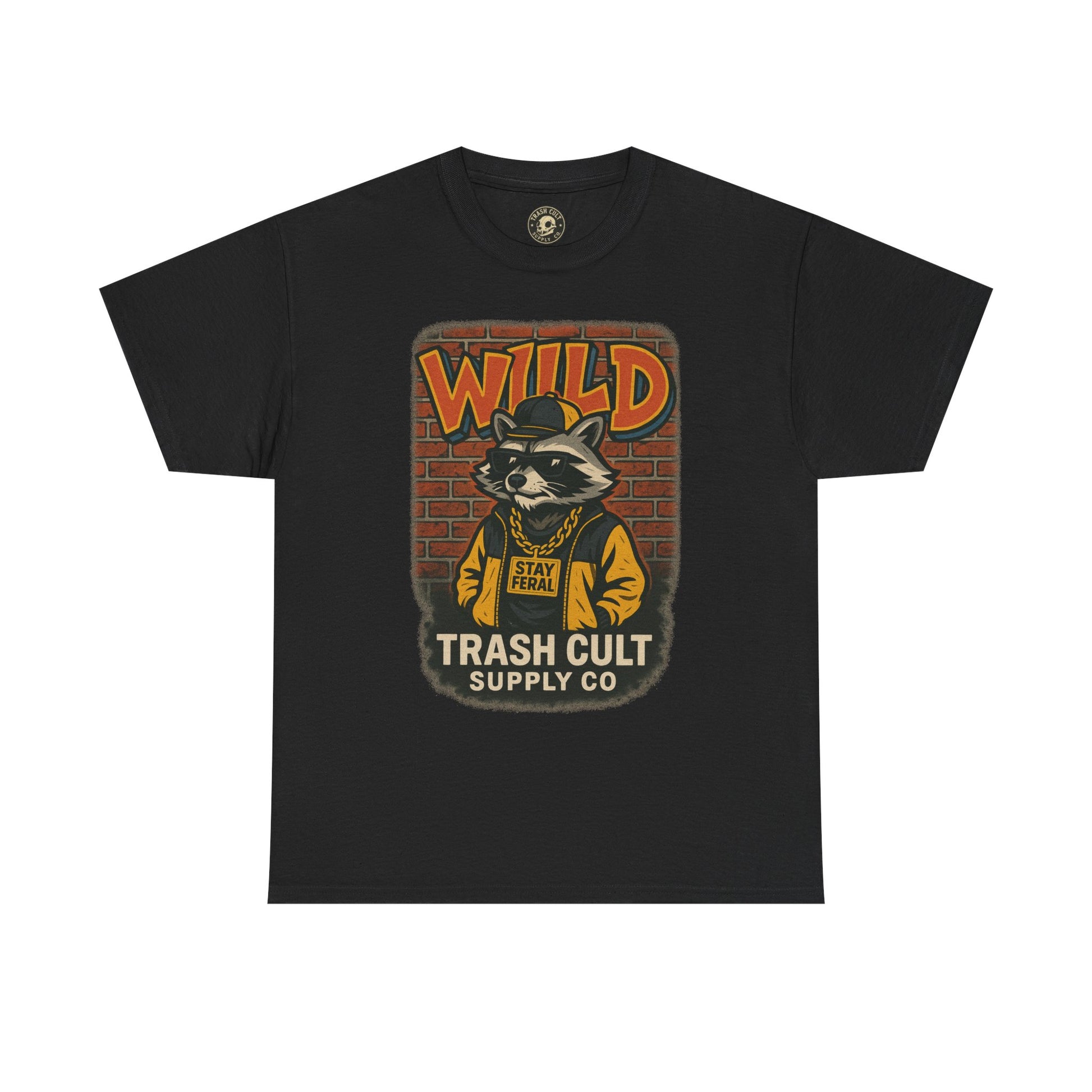Wild Trash Cult Unisex Tee, Retro Animal T-Shirt, Graphic Tee, Eco-Conscious Apparel, Gift for Nature Lovers, Casual Streetwear