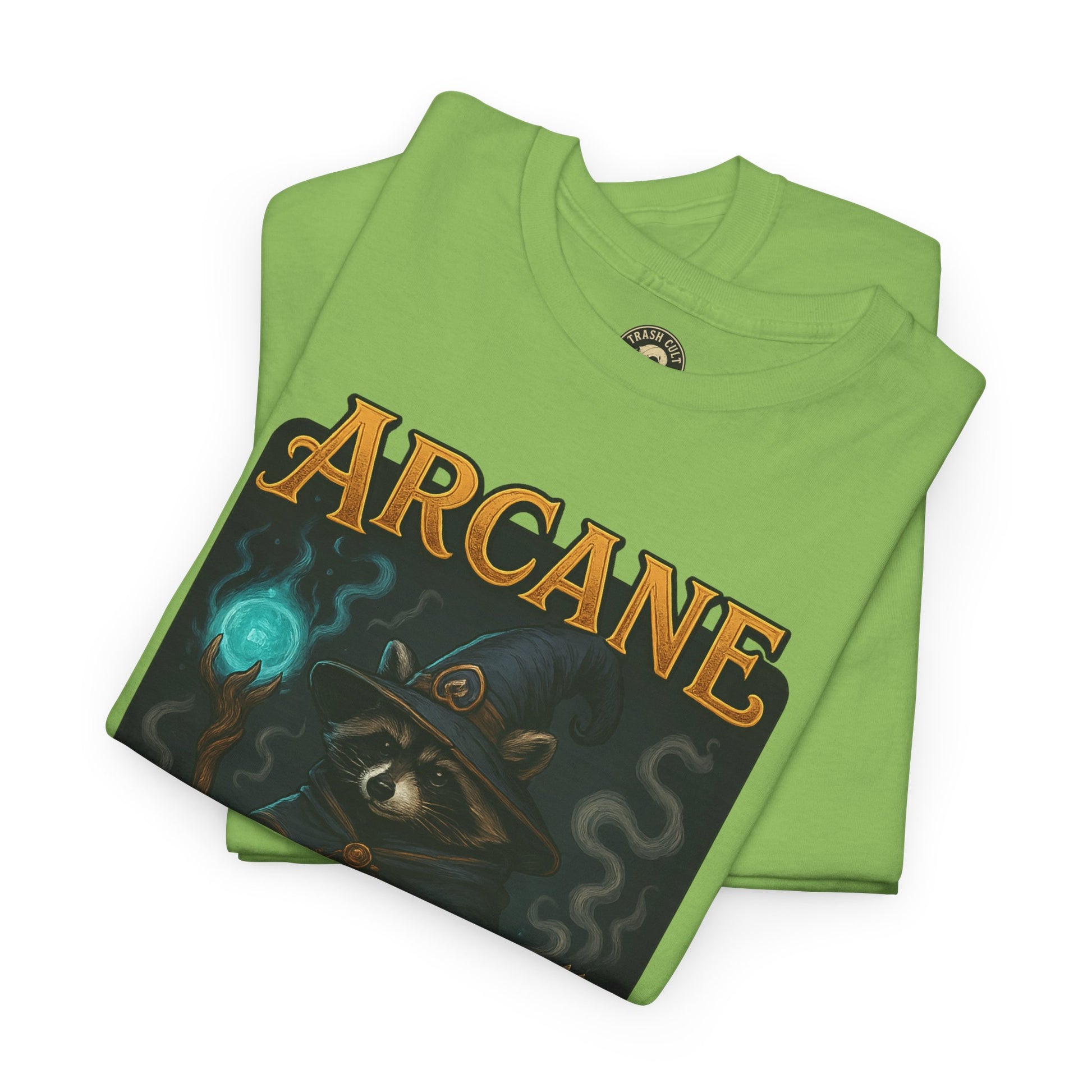 Arcane Trash Cult Unisex Heavy Cotton Tee, Cult Merchandise, Witchy Style, Halloween Tee, Casual Everyday Wear