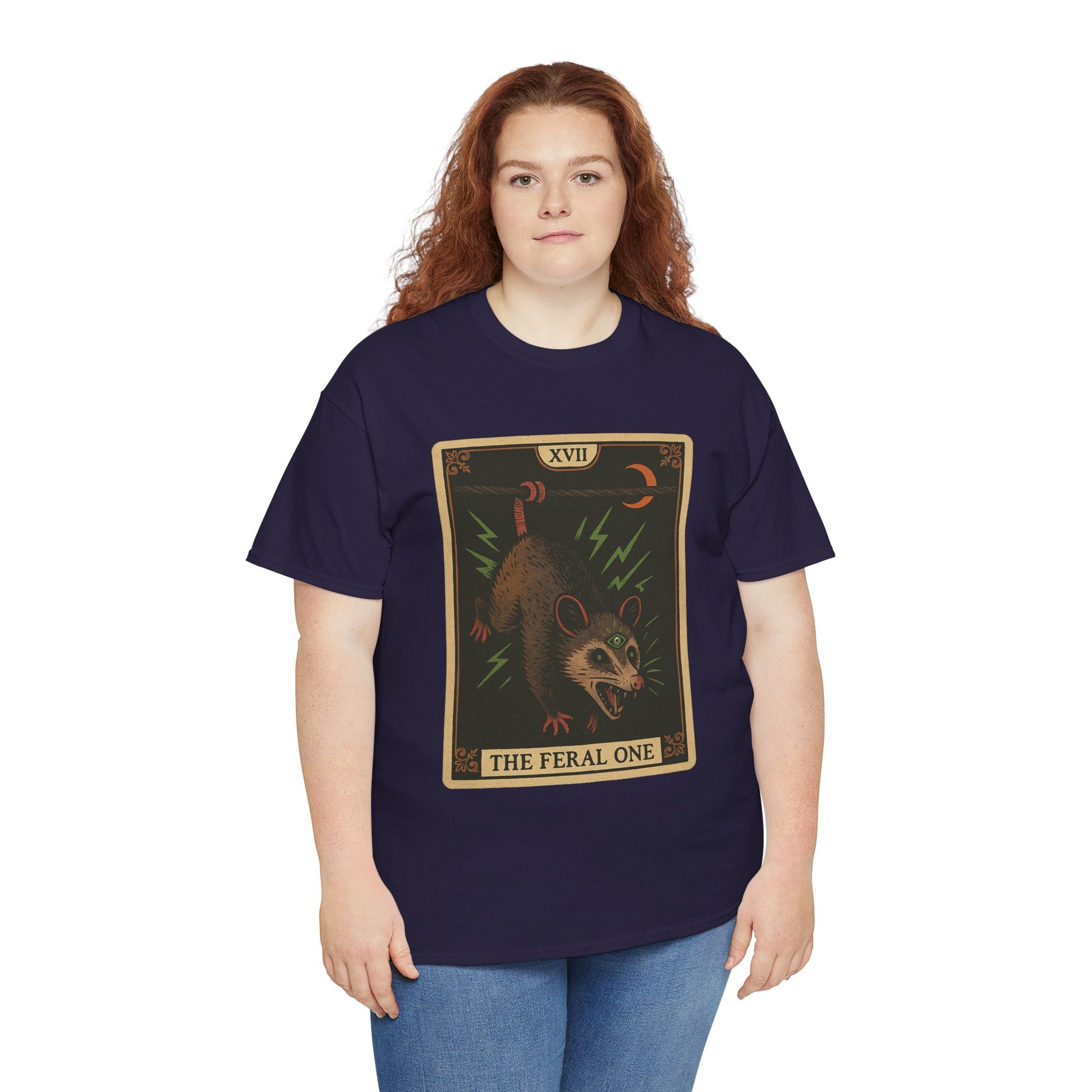 Feral One Graphic Tee - Quirky Unisex T-Shirt, Vintage Inspired, Animal Art, Casual Wear, Gifts for Him/Her