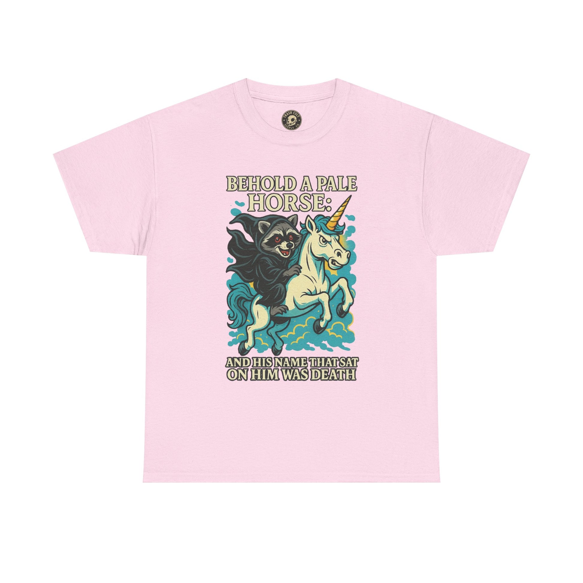 Behold a Pale Horse – Raccoon of Death Shirt | Gildan 5000 Unisex Tee