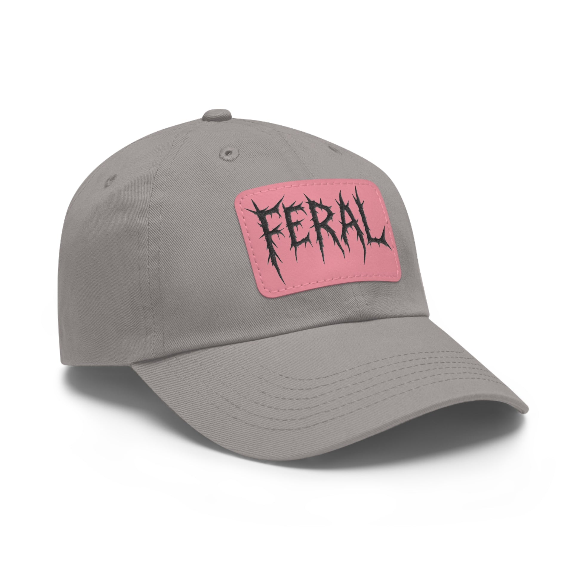 FERAL Embroidered Leather Patch Hat – Trash Cult Supply Co.