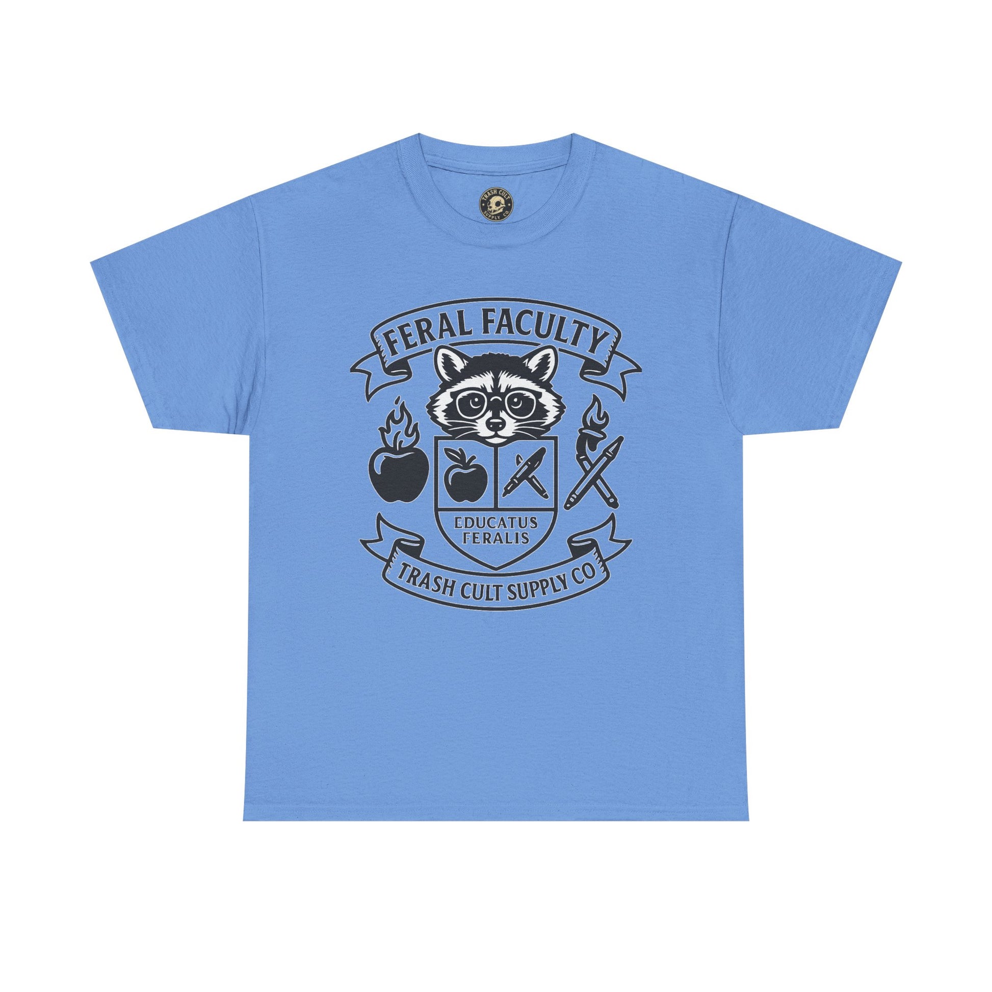 Feral Faculty Tee, Fun Teacher Shirt, Animal Lover Gift, Cool Graphic Tee, Casual Everyday Wear, Unisex Cotton T-Shirt