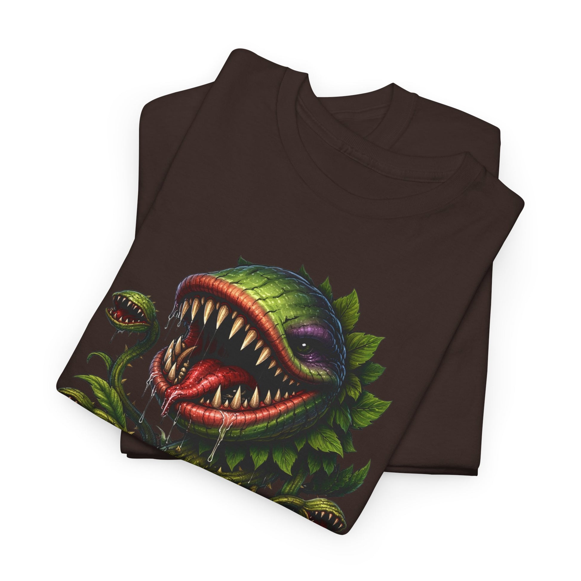 Carnivorous Plant Graphic Tee — "Trash Cult Supply Co." Potted Monster Shirt