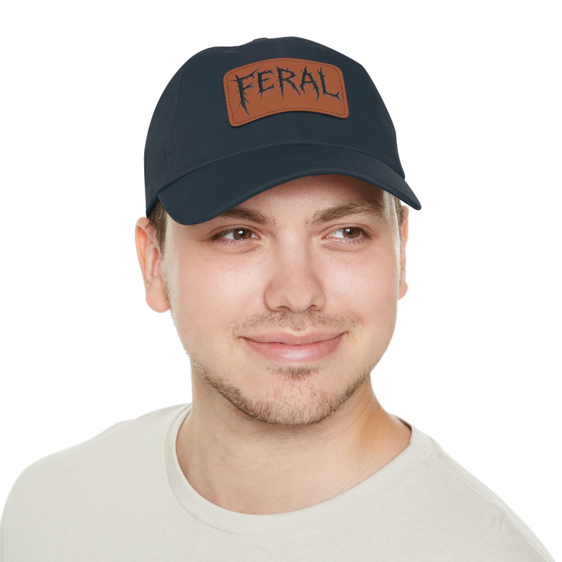 FERAL Embroidered Leather Patch Hat – Trash Cult Supply Co.