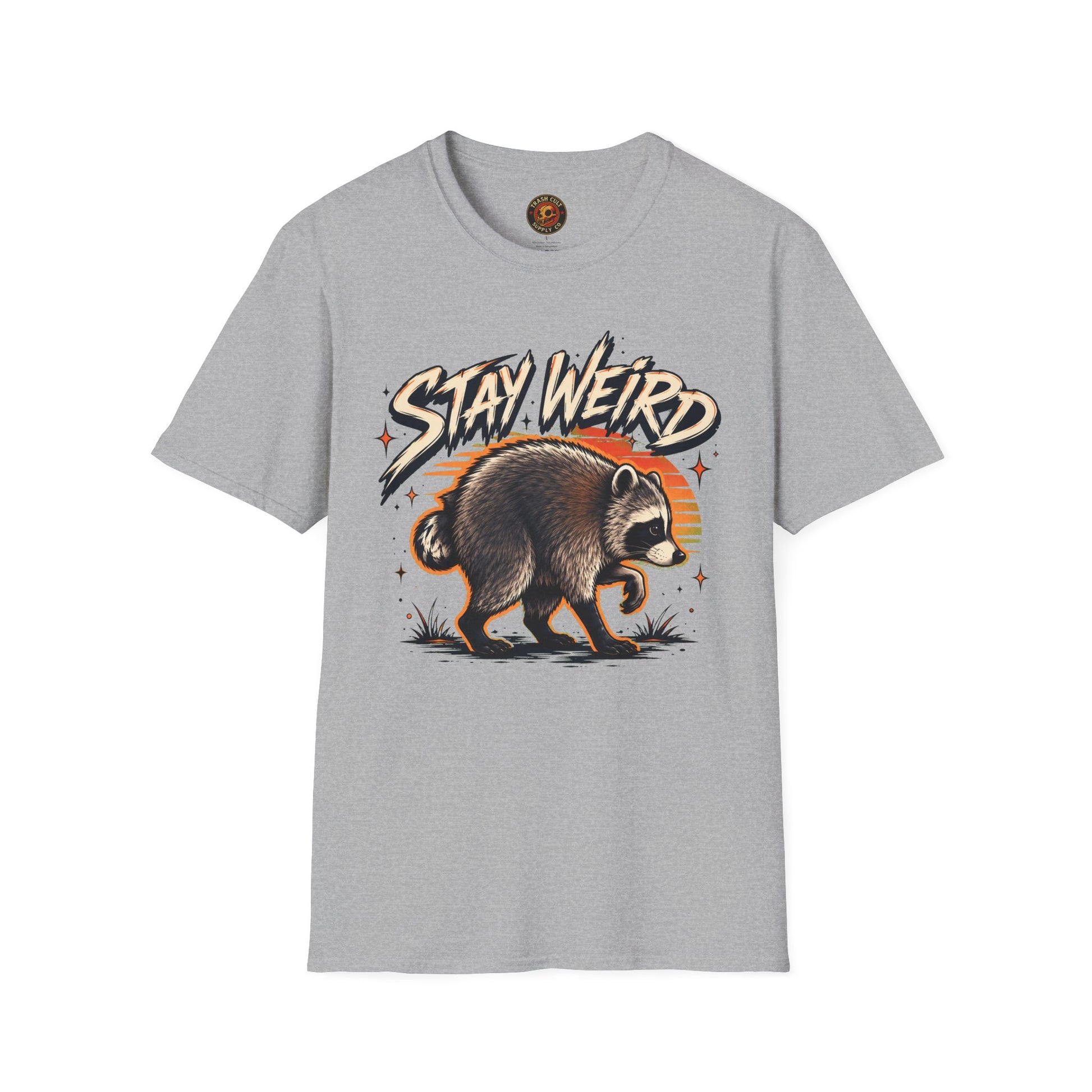 Stay Weird Raccoon Jimothy T-Shirt — Vintage Graphic Tee