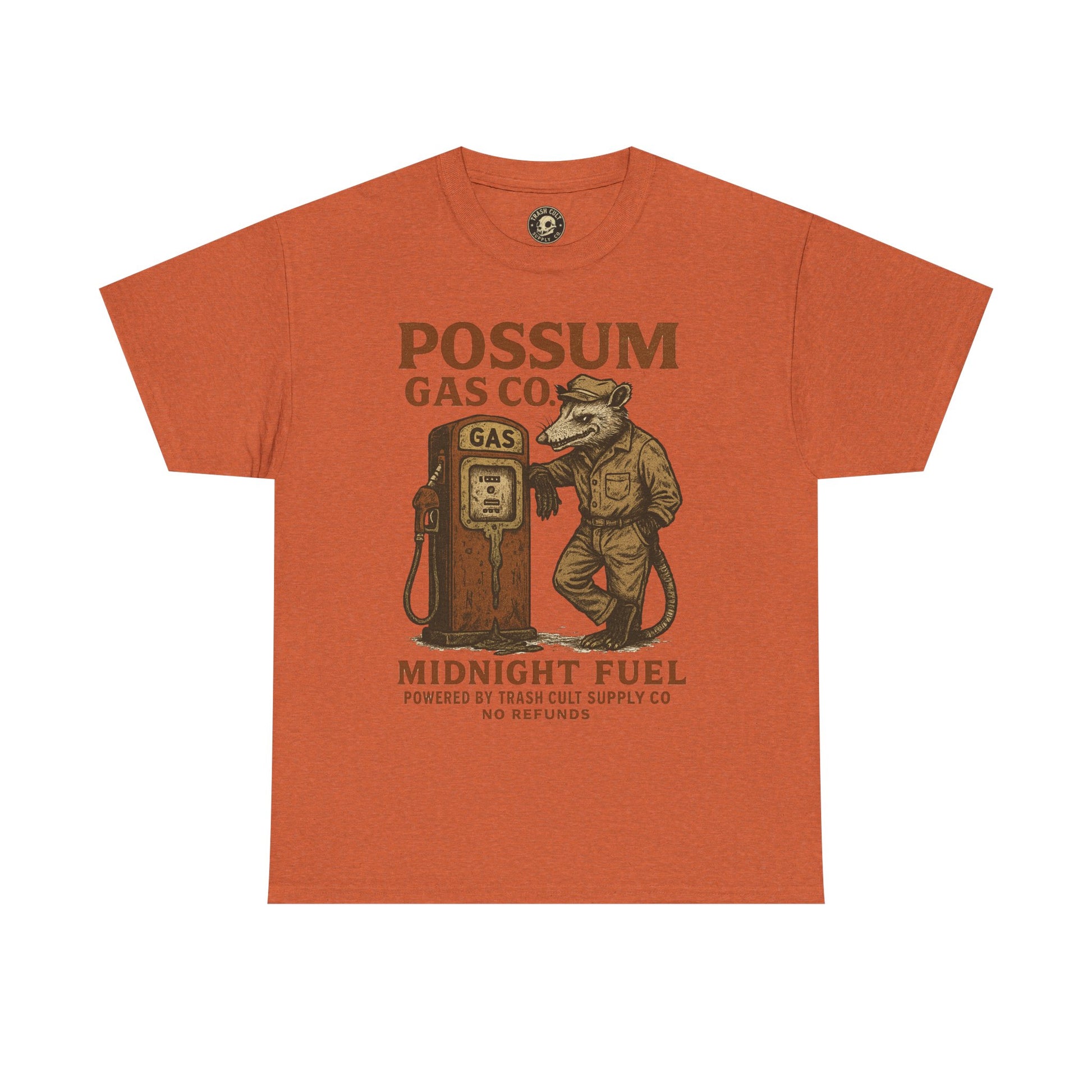 Possum Gas Co. Vintage Feral Mechanic Shirt – Trash Cult Supply Co. – Gildan 5000