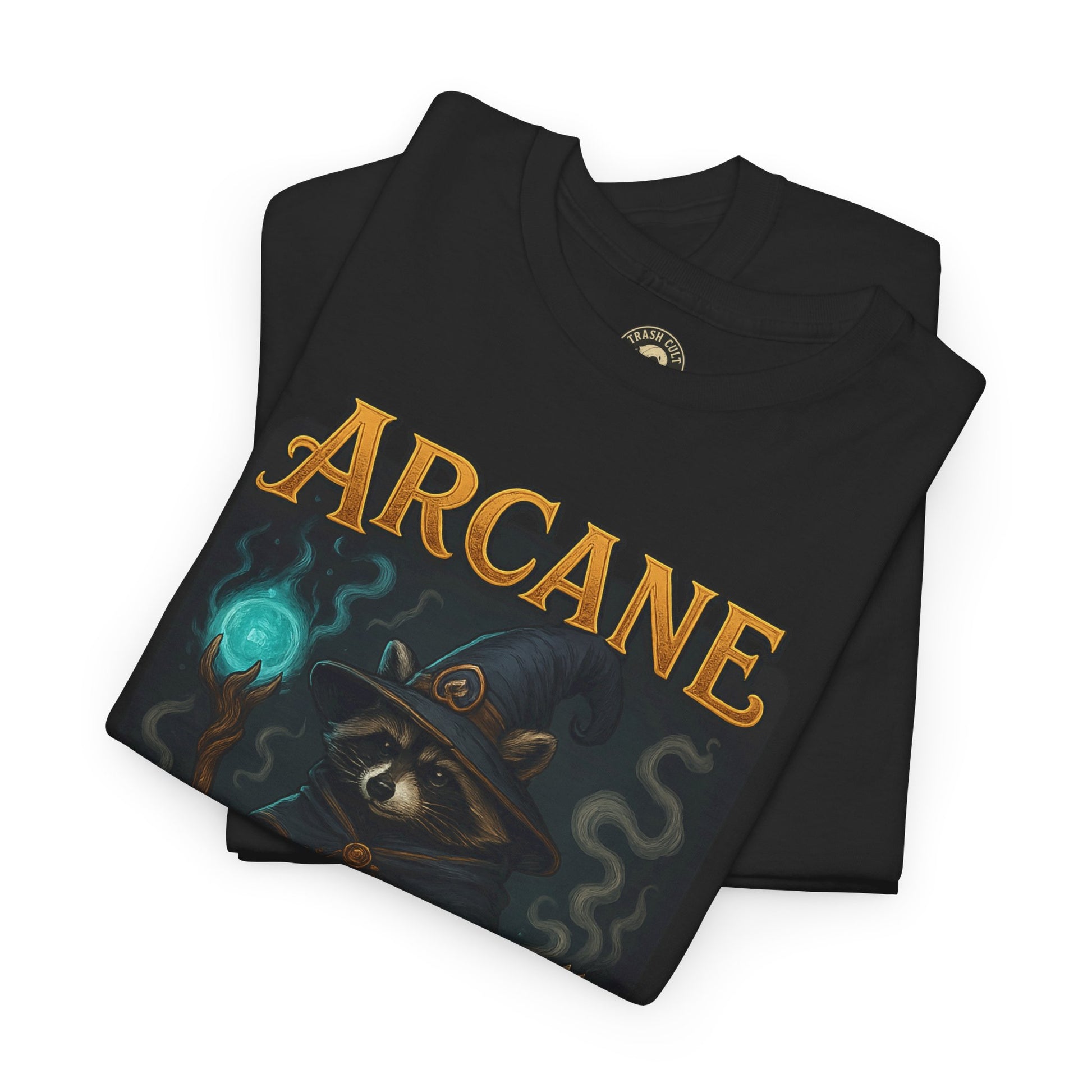 Arcane Trash Cult Unisex Heavy Cotton Tee, Cult Merchandise, Witchy Style, Halloween Tee, Casual Everyday Wear