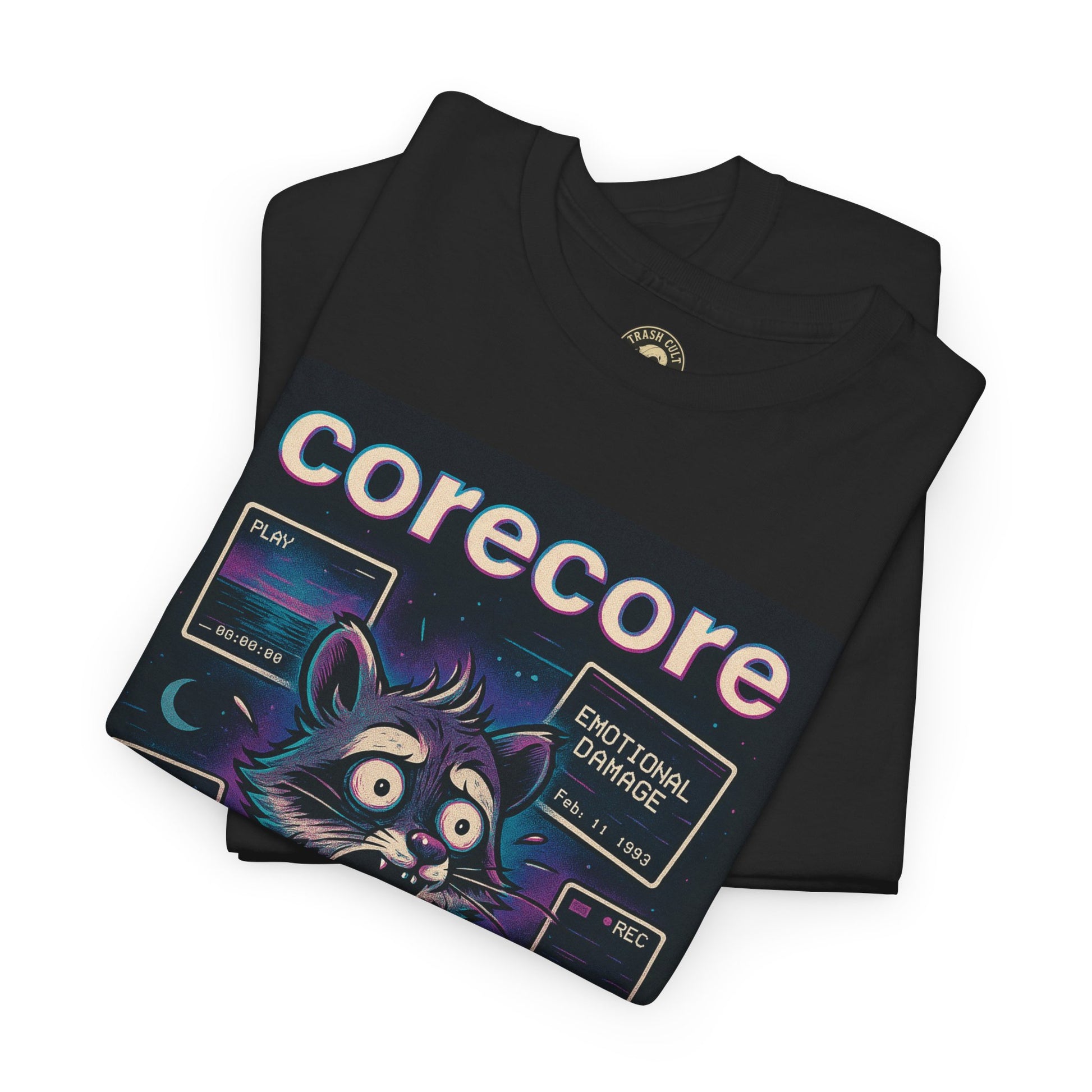 Corecore Emotional Damage Squirrel Shirt – Trash Cult Supply Co. | Vaporwave Breakdown Tee