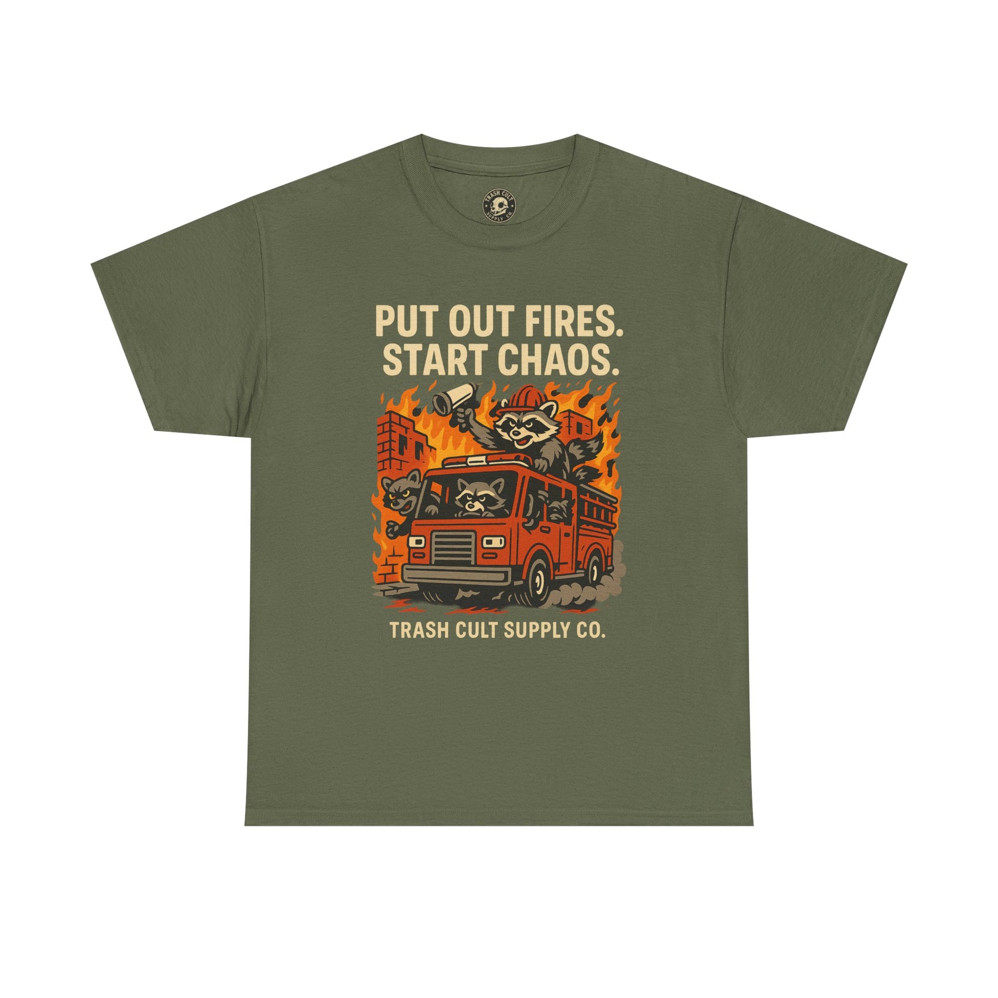 Put Out Fires Start Chaos Unisex Heavy Cotton Tee | Funny Firefighter Shirt | Casual Wear | Gift for Firefighter Lovers, Firefighter [...]