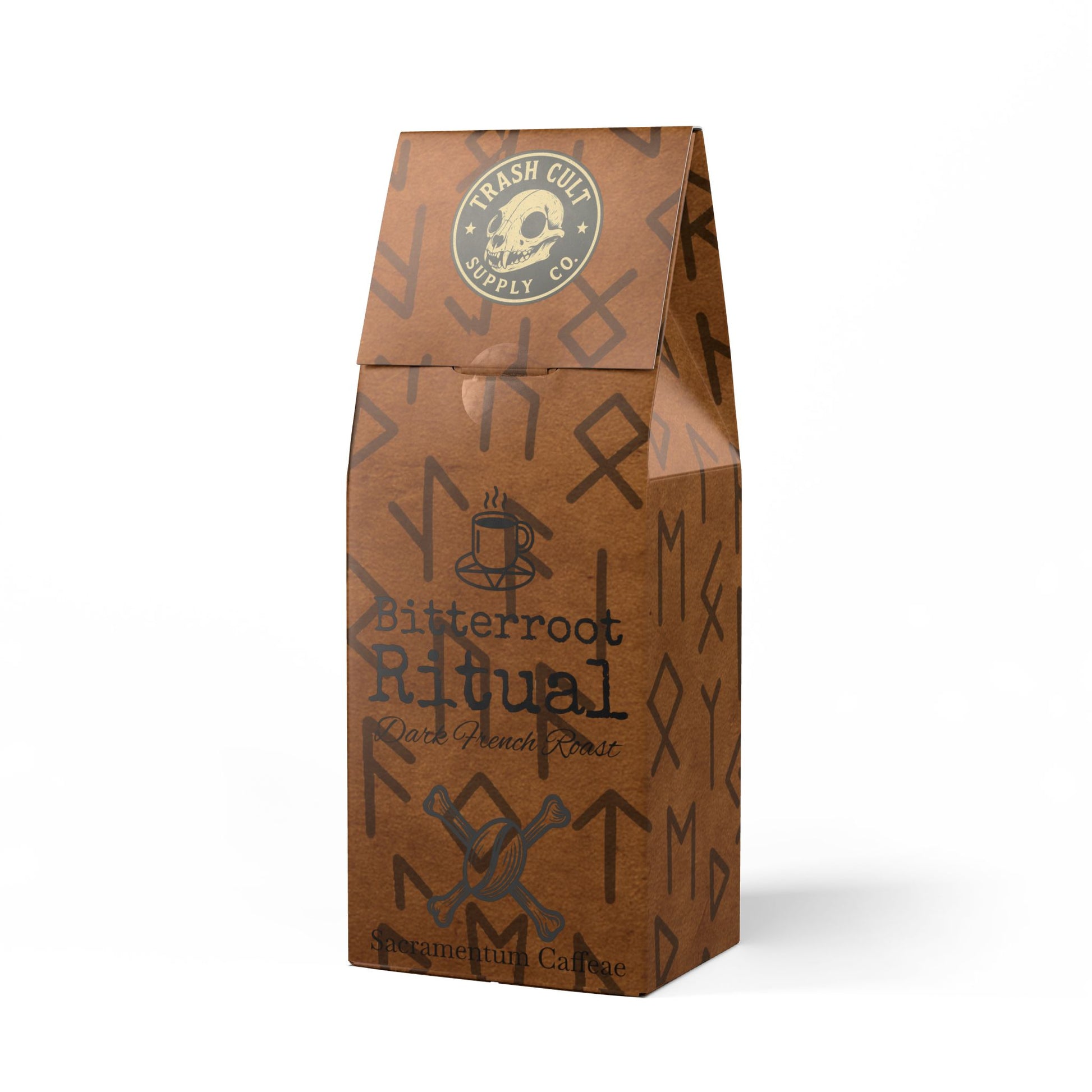 ☠️ Bitterroot Ritual – Dark French Roast Coffee (12oz)