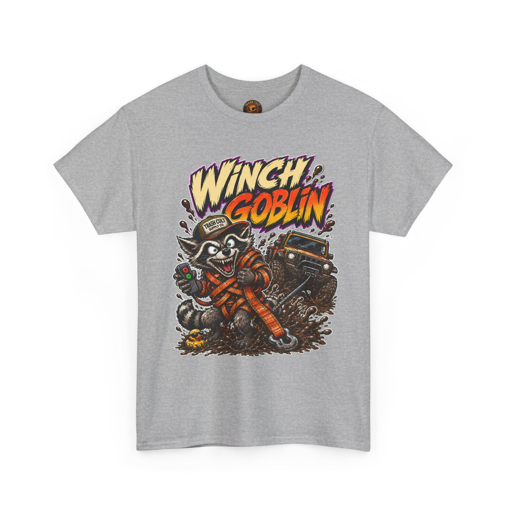 Winch Goblin Tee — Vintage Tow Truck Mechanic Graphic Shirt