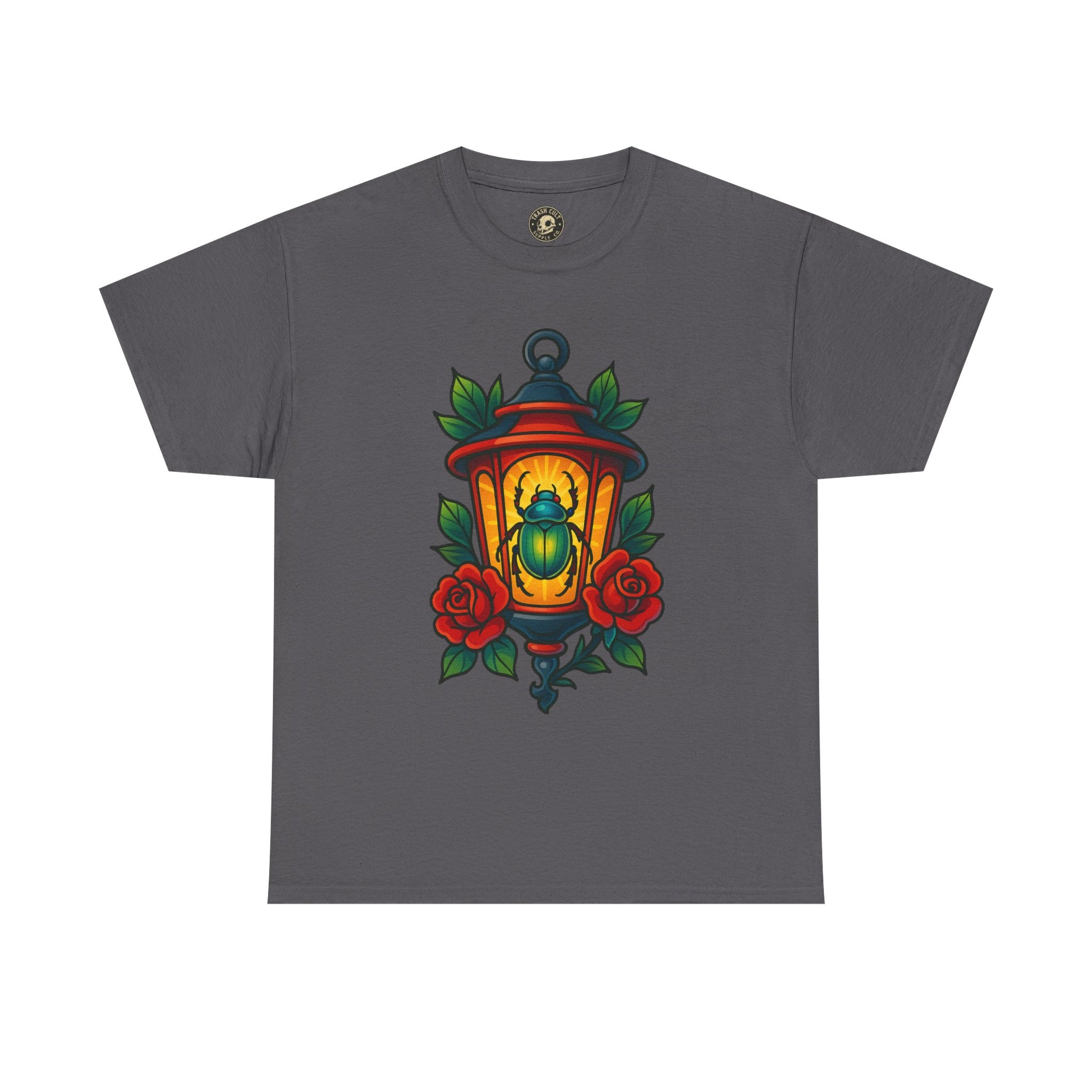 Vintage Lantern Beetle Unisex Heavy Cotton Tee - Eccentric Nature Lover Gift, 90s Aesthetic T-Shirt, Botanical Art Apparel, Summer [...]