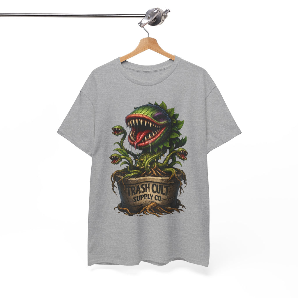 Carnivorous Plant Graphic Tee — "Trash Cult Supply Co." Potted Monster Shirt