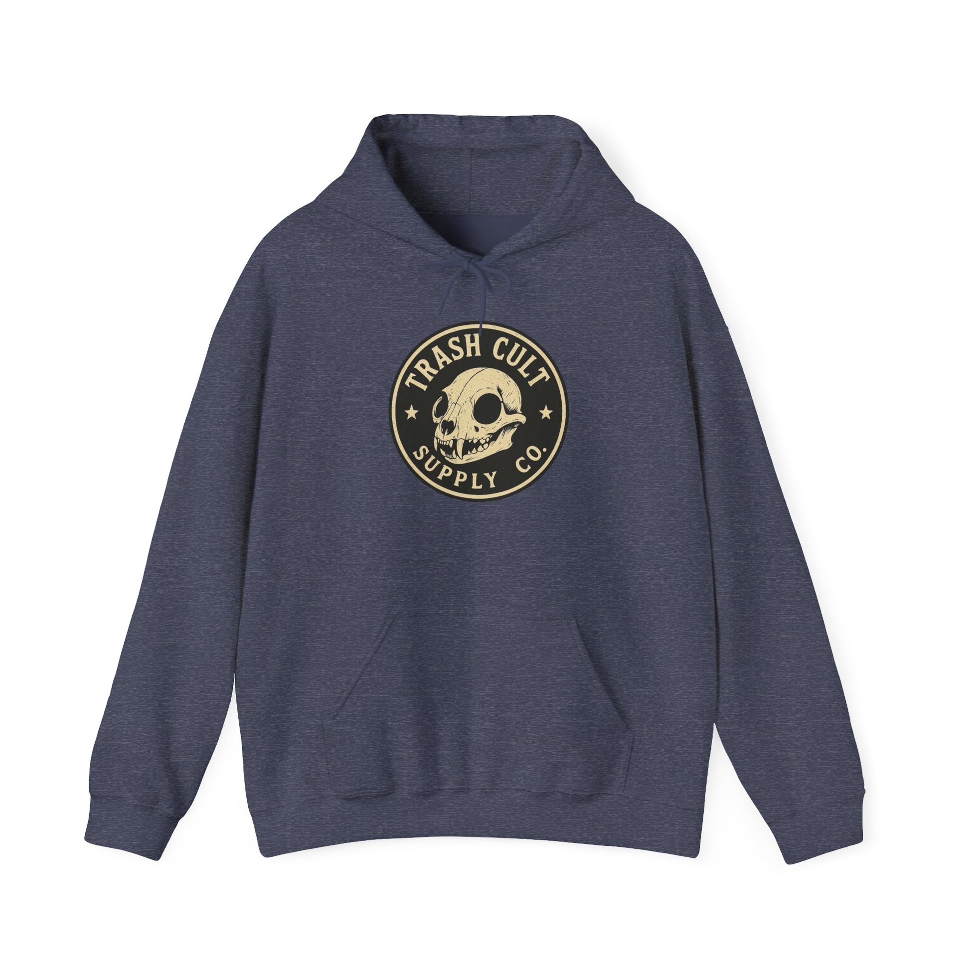 Trash Cult Hooded Sweatshirt, Unisex Hoodie with Skull Design, Perfect for Casual Wear, Gifts for Friends, Cozy Fashion