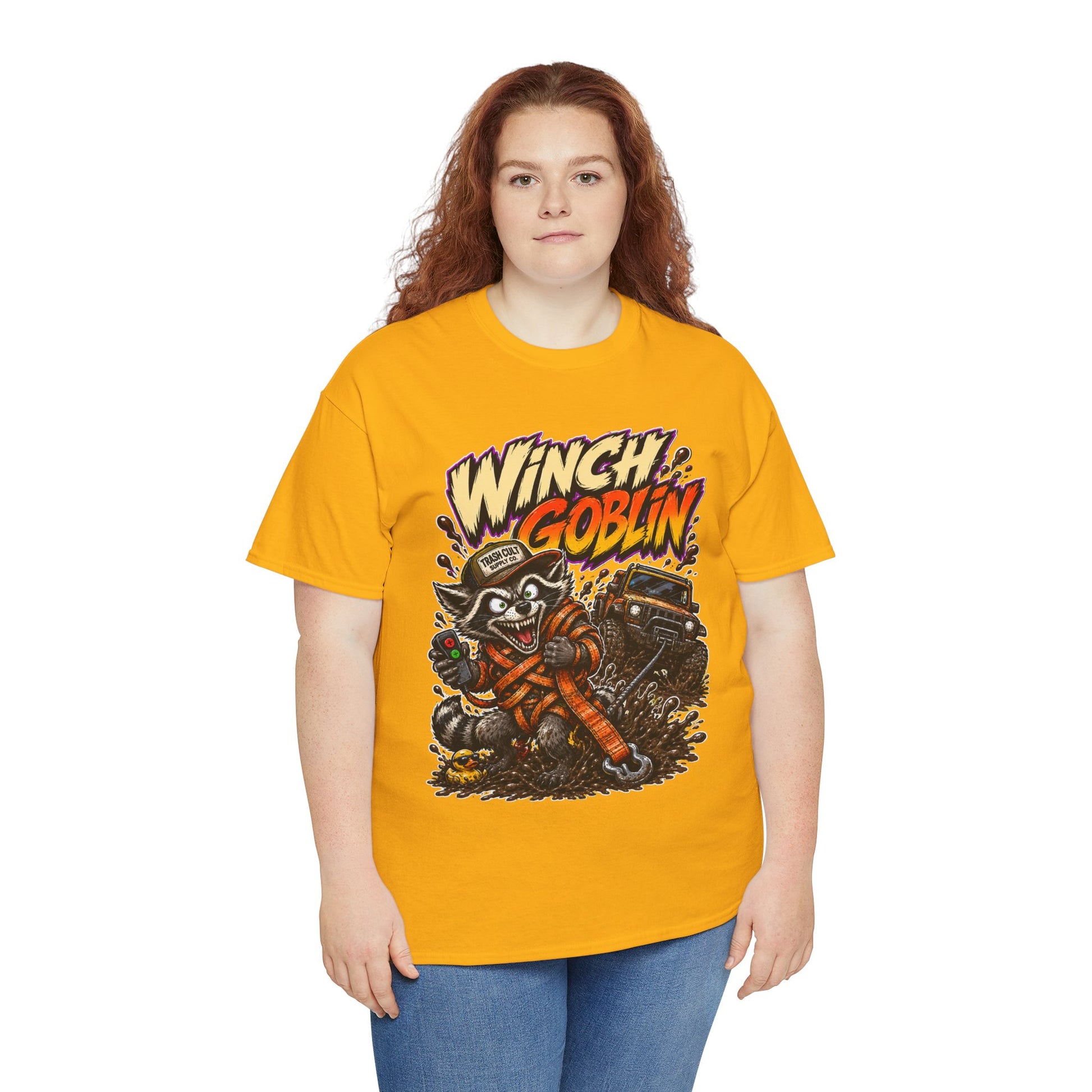 Winch Goblin Tee — Vintage Tow Truck Mechanic Graphic Shirt