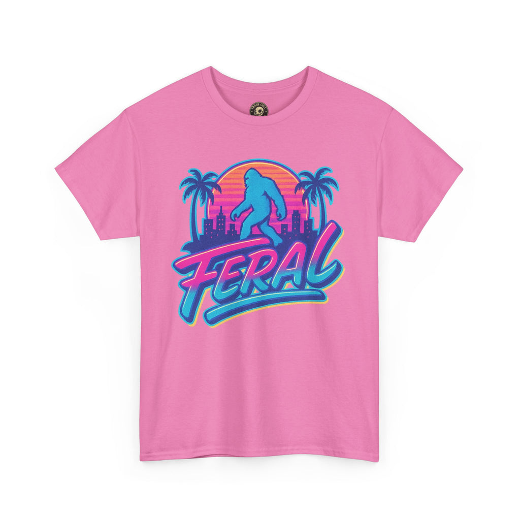 Retro Feral Bigfoot Tee – Tropical Chaos Meets Cryptid Cool