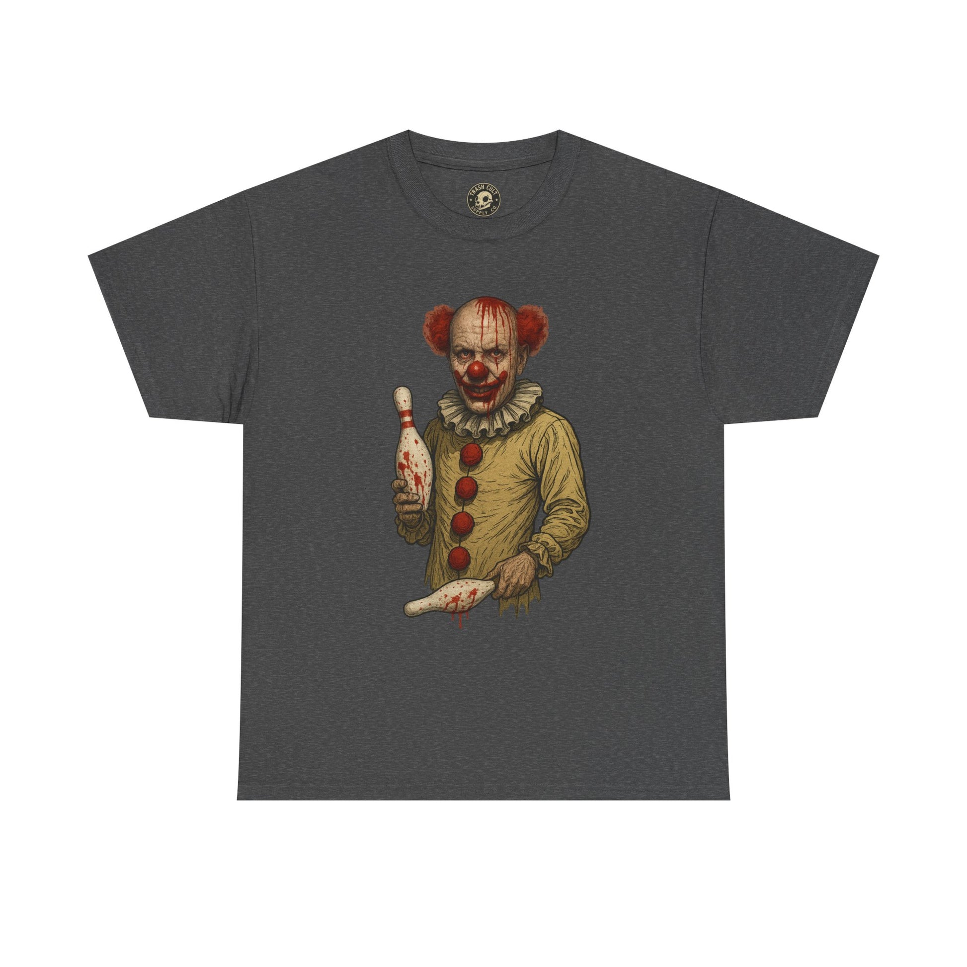 Spooky Clown Unisex Tee | Horror Fan Shirt, Halloween Costume, Graphic Tee, Horror Movie Merchandise, Unique Gift