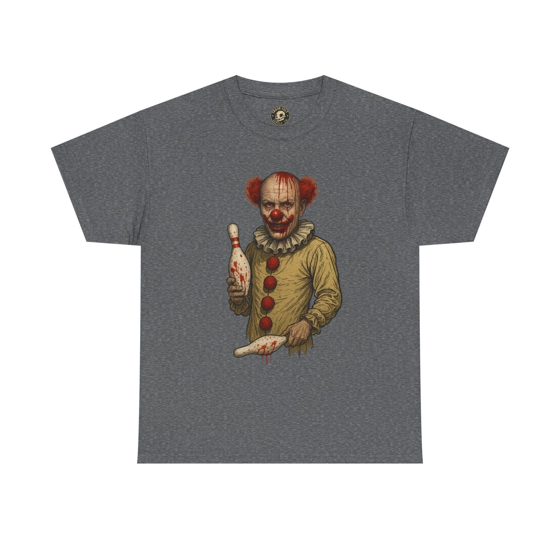 Spooky Clown Unisex Tee | Horror Fan Shirt, Halloween Costume, Graphic Tee, Horror Movie Merchandise, Unique Gift