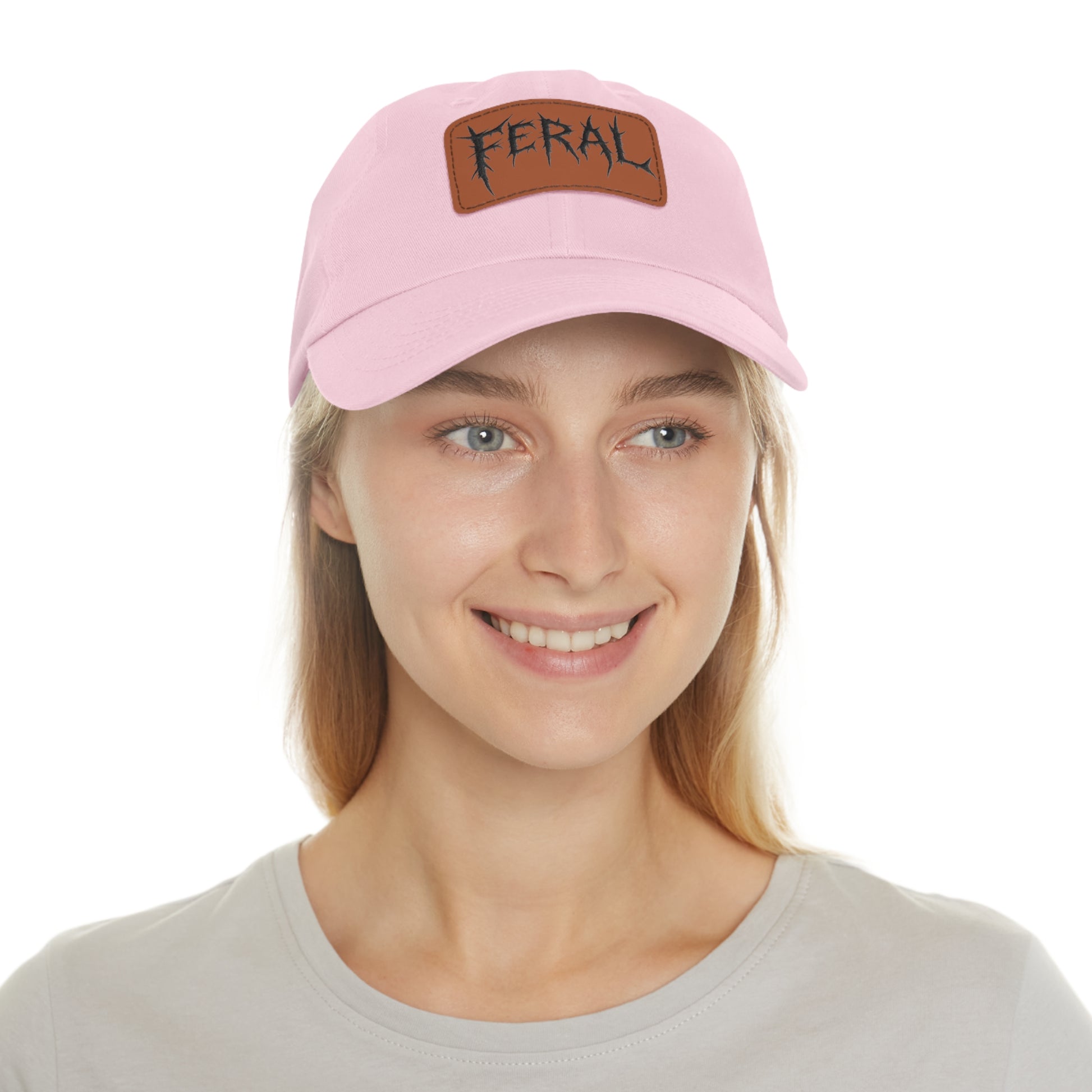 FERAL Embroidered Leather Patch Hat – Trash Cult Supply Co.
