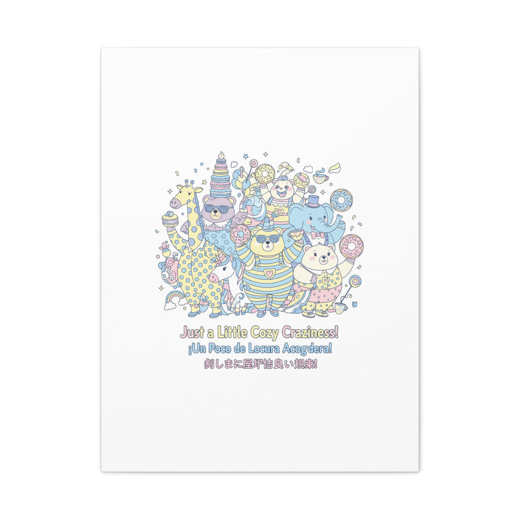 Cozy Craziness Canvas | mildly unhinged cute, whimsical weird