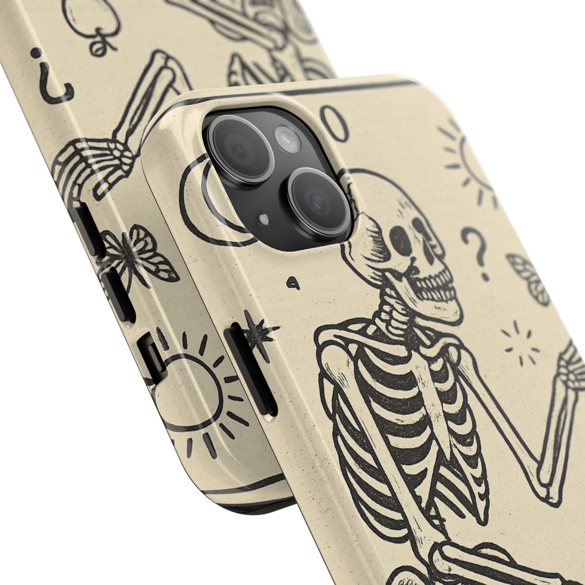 Skeleton ADHD Phone Cases, Unique Phone Cover, Funny ADHD Gift, Quirky Skeleton Design, Cool Accessories for Everyone