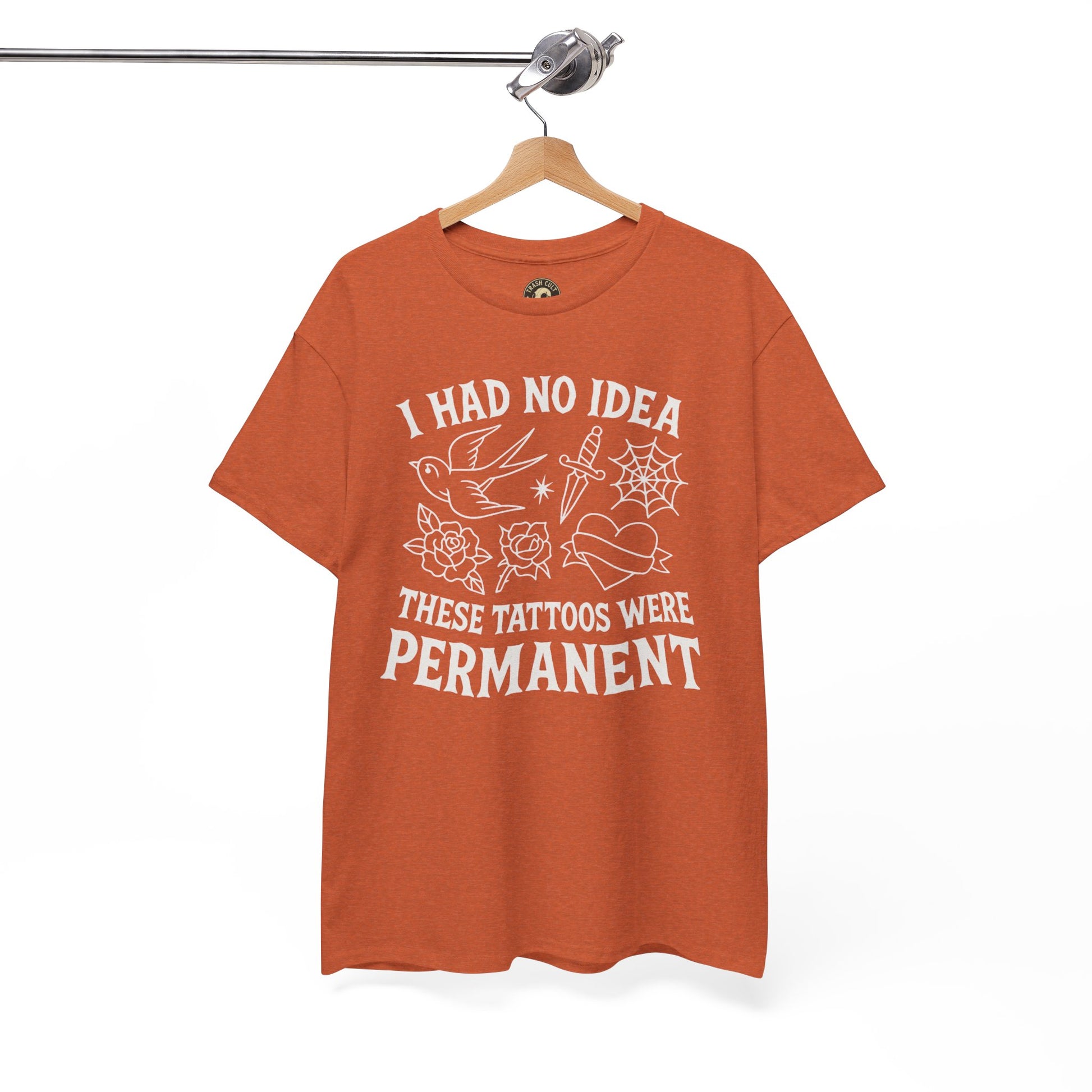 I Had No Idea These Tattoos Were Permanent Shirt – Funny Tattoo Flash Tee – Gildan 5000